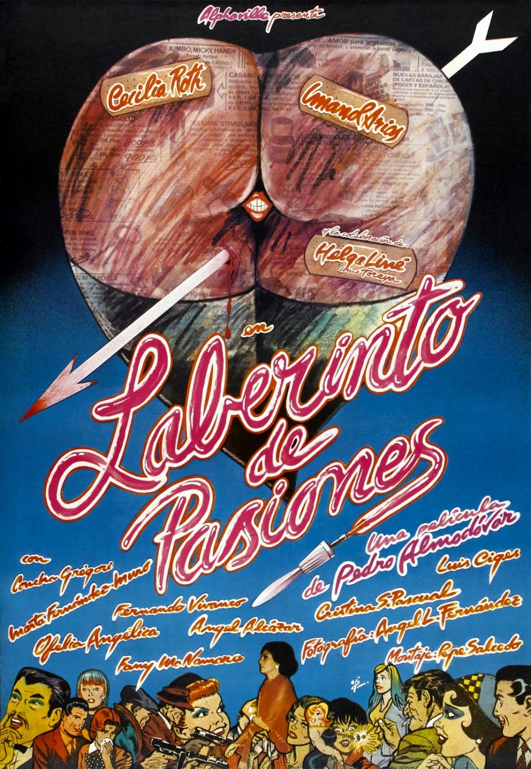 Extra Large Movie Poster Image for Laberinto de pasiones 