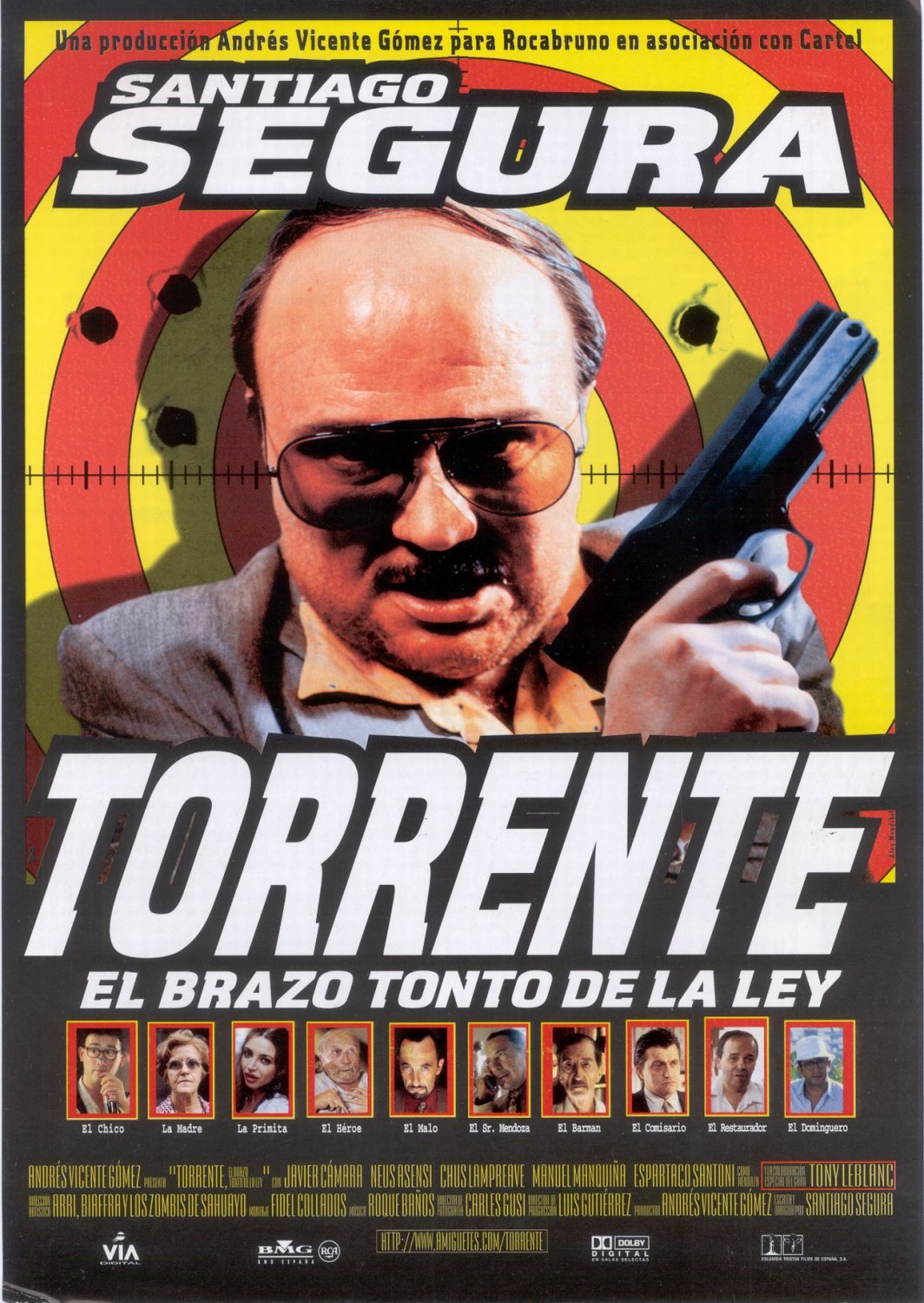 Extra Large Movie Poster Image for Torrente, el brazo tonto de la ley 