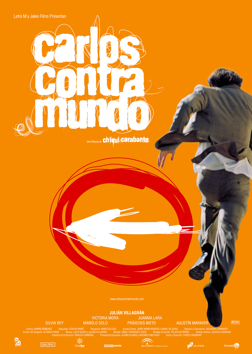Extra Large Movie Poster Image for Carlos contra el mundo 