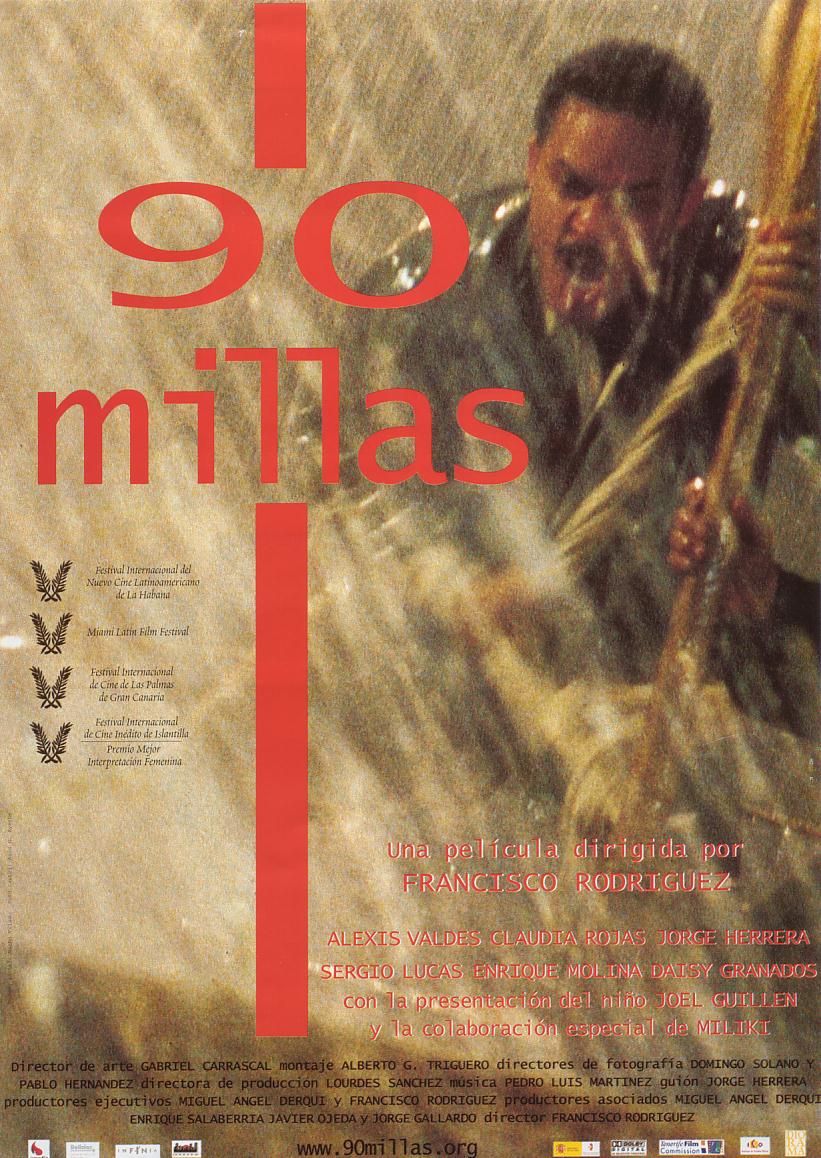 Extra Large Movie Poster Image for 90 Millas 