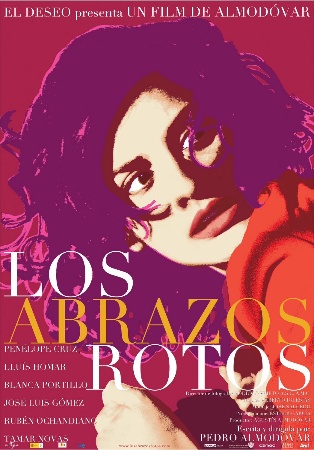 Extra Large Movie Poster Image for Abrazos rotos, Los (#2 of 4)
