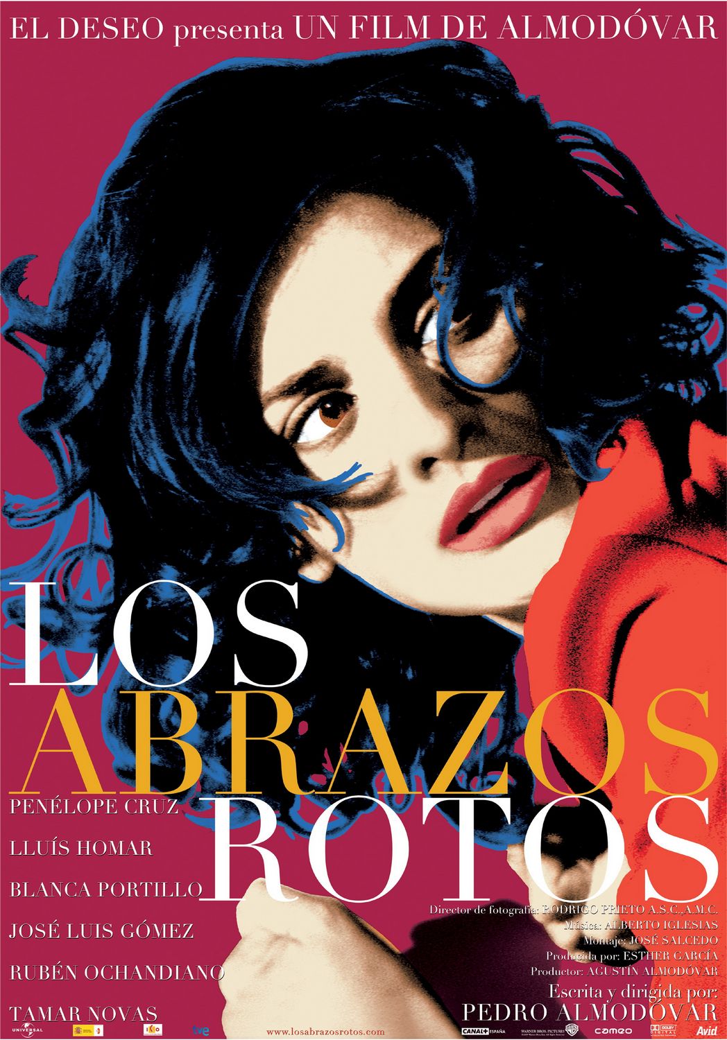 Extra Large Movie Poster Image for Abrazos rotos, Los (#1 of 4)