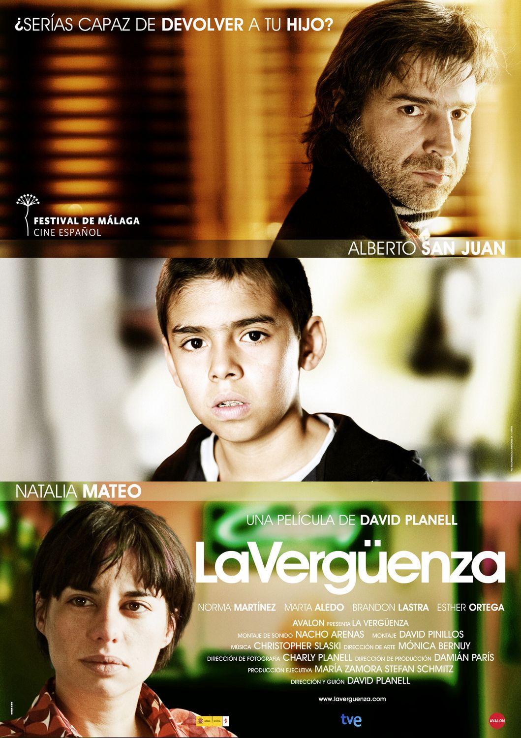 Extra Large Movie Poster Image for La vergüenza 