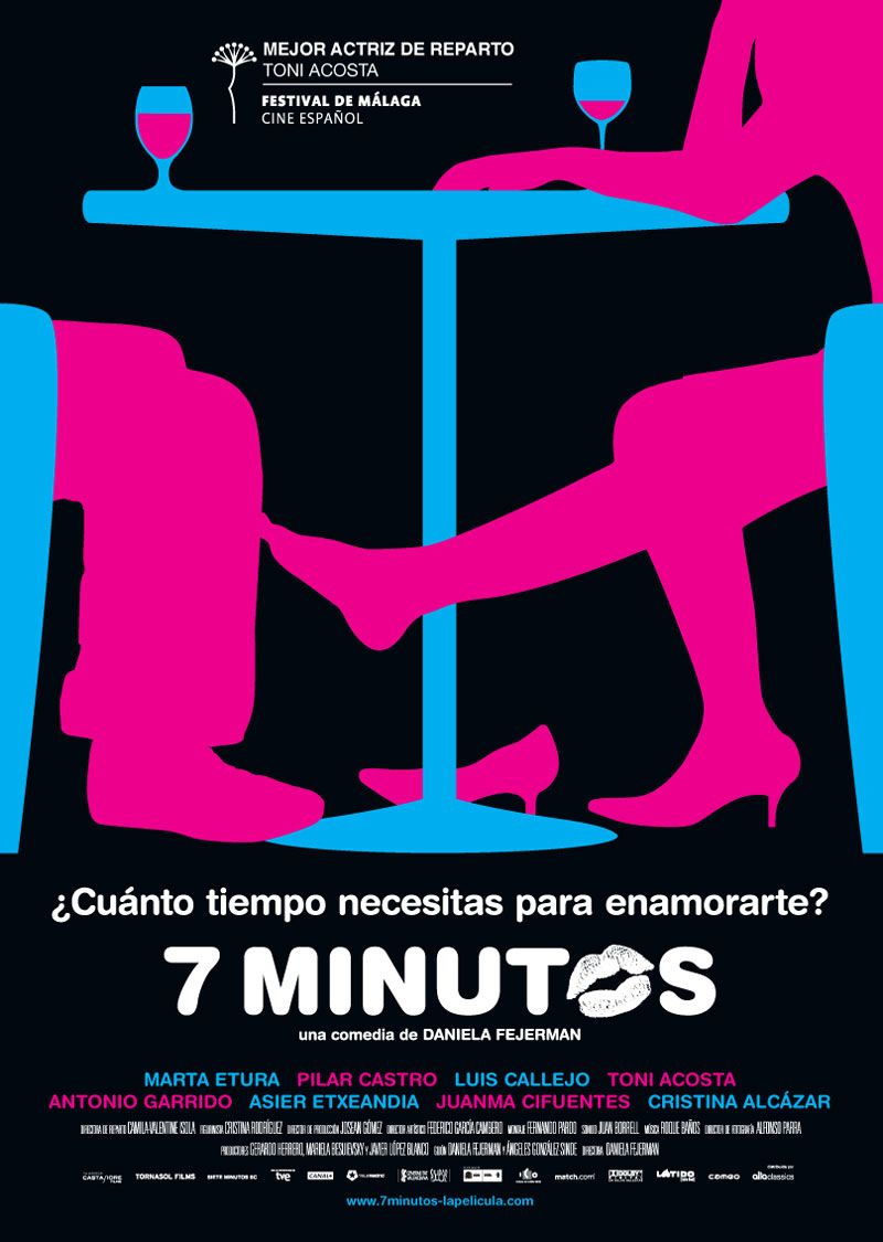 Extra Large Movie Poster Image for Seven Minutes 