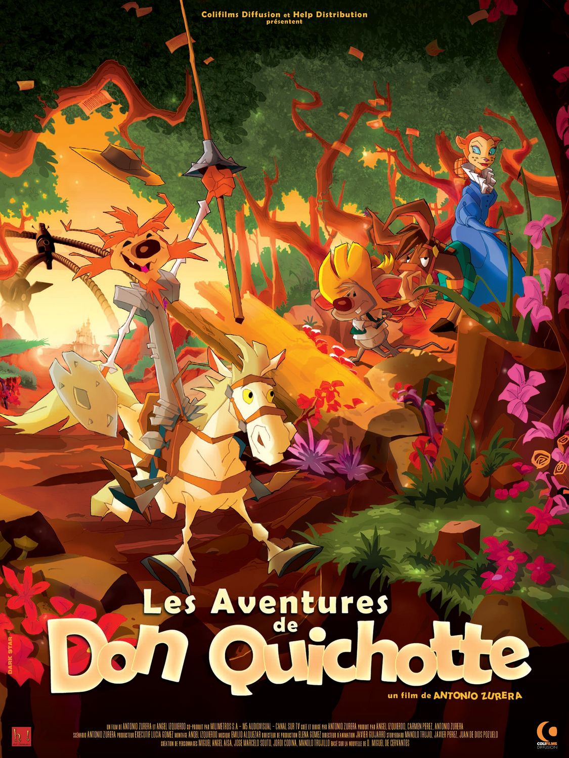 Extra Large Movie Poster Image for Las aventuras de Don Quijote (#2 of 2)