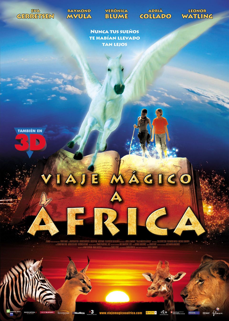 Extra Large Movie Poster Image for Magic Journey to Africa 