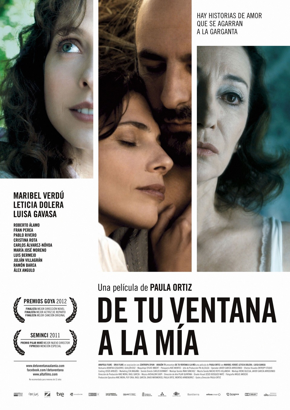 Extra Large Movie Poster Image for De tu ventana a la mía (#3 of 4)