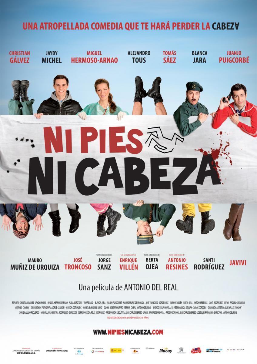 Extra Large Movie Poster Image for Ni pies ni cabeza 