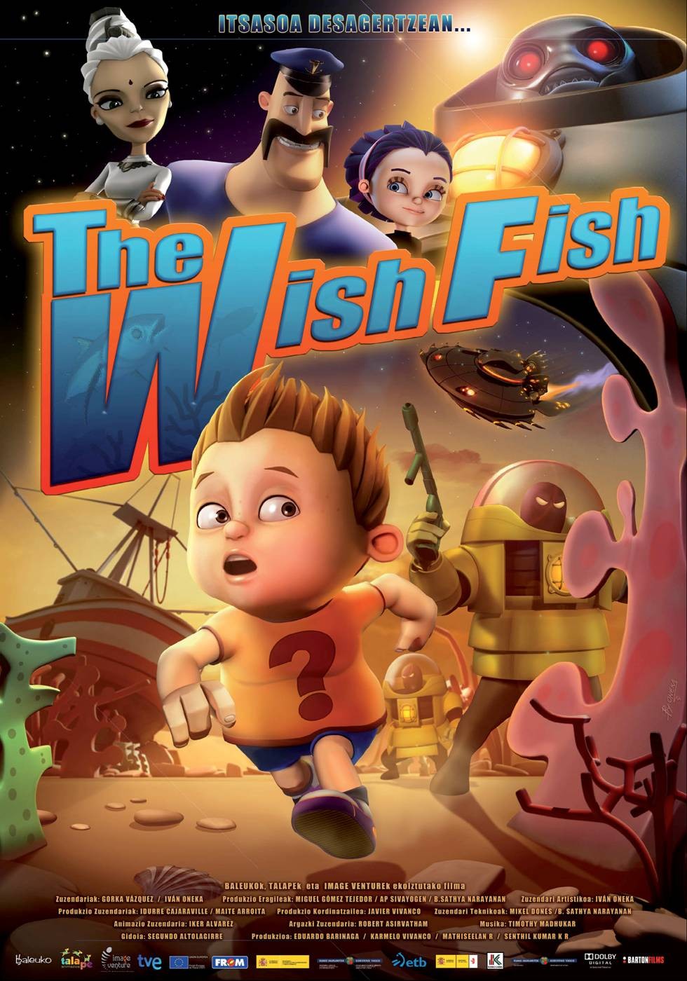 Extra Large Movie Poster Image for The Wish Fish 