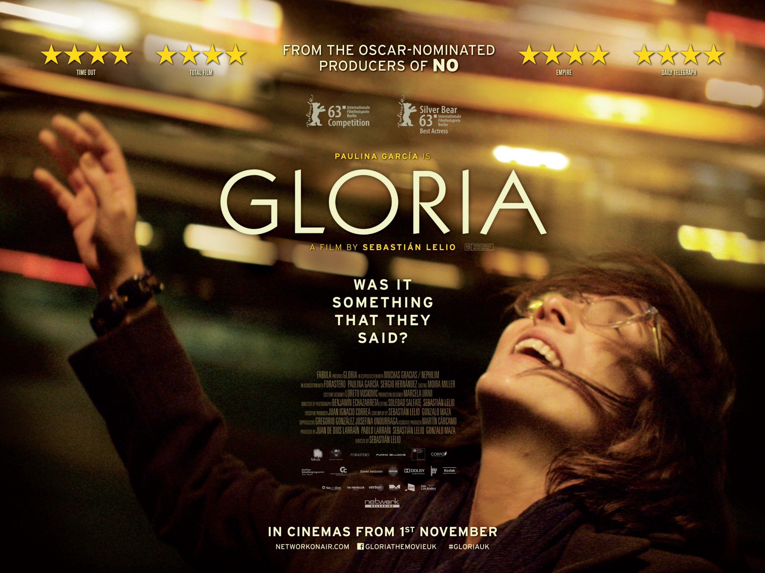 Mega Sized Movie Poster Image for Gloria (#3 of 5)