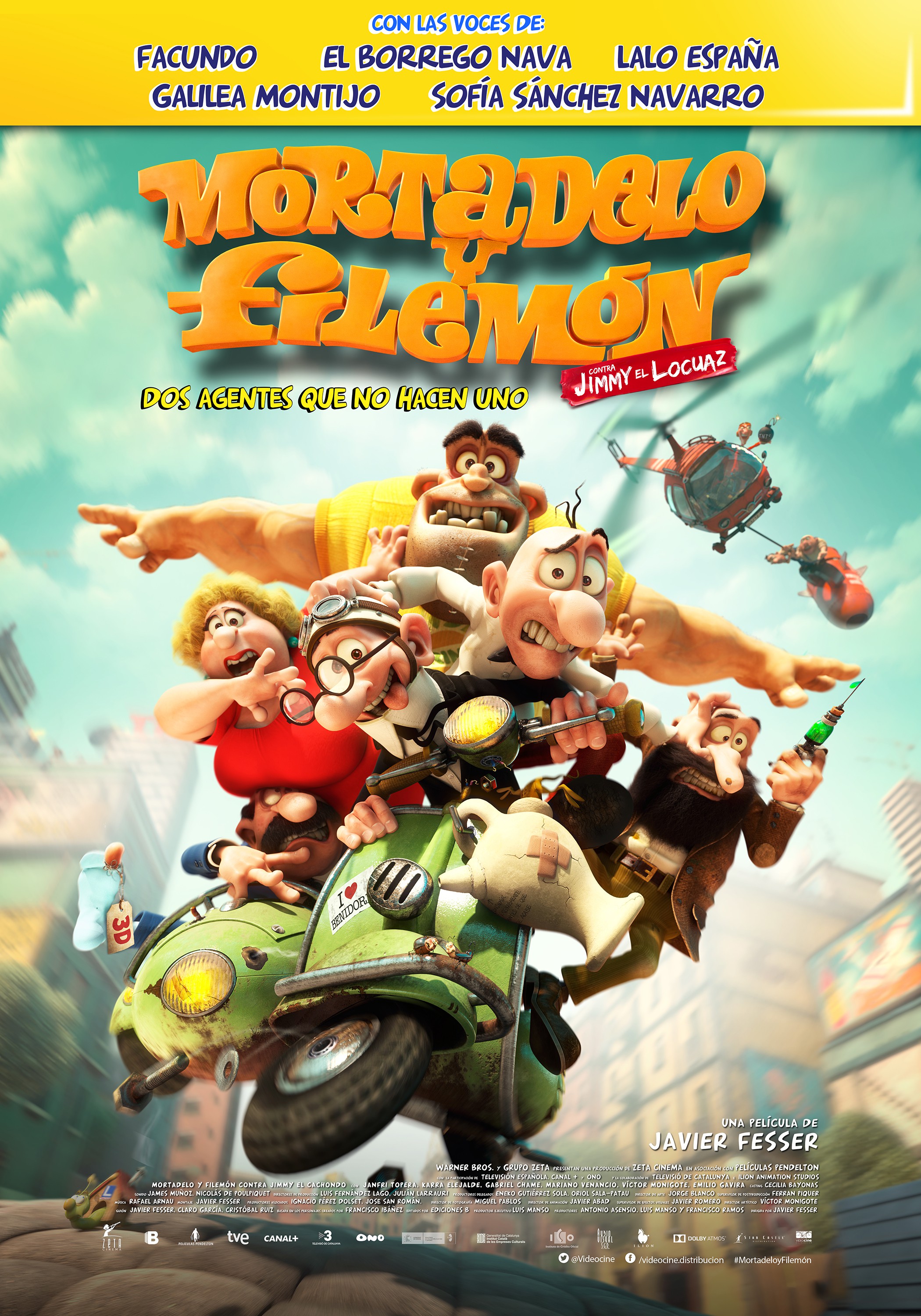 Mega Sized Movie Poster Image for Mortadelo y Filemón contra Jimmy el Cachondo (#2 of 2)