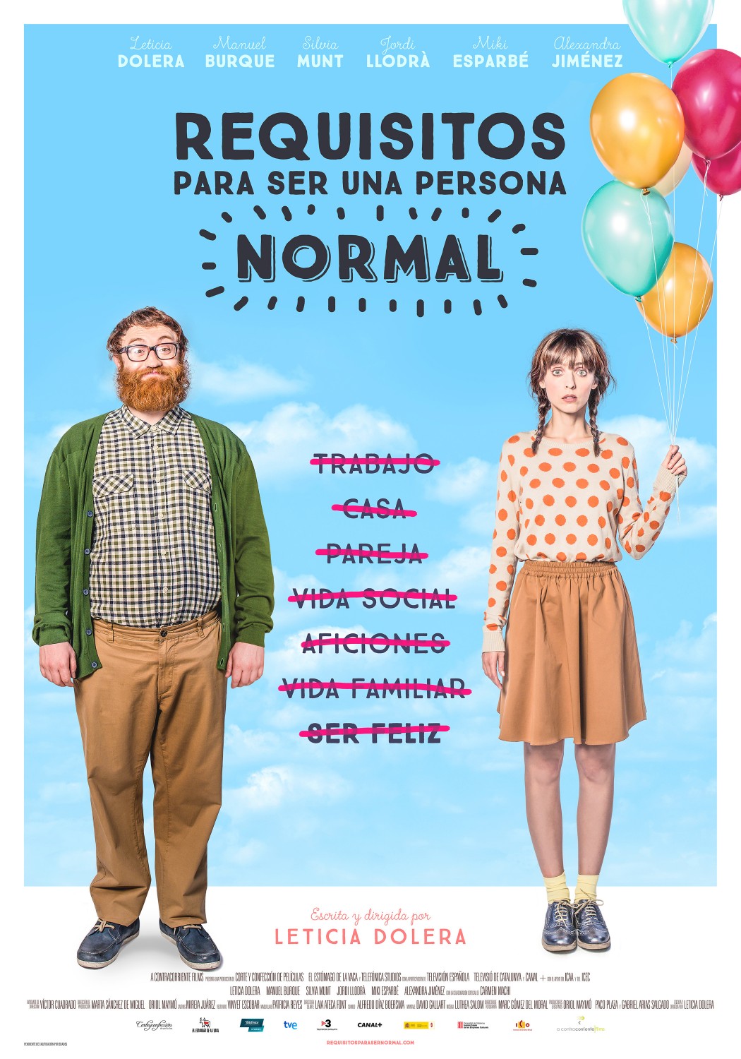 Extra Large Movie Poster Image for Requisitos para ser una persona normal 