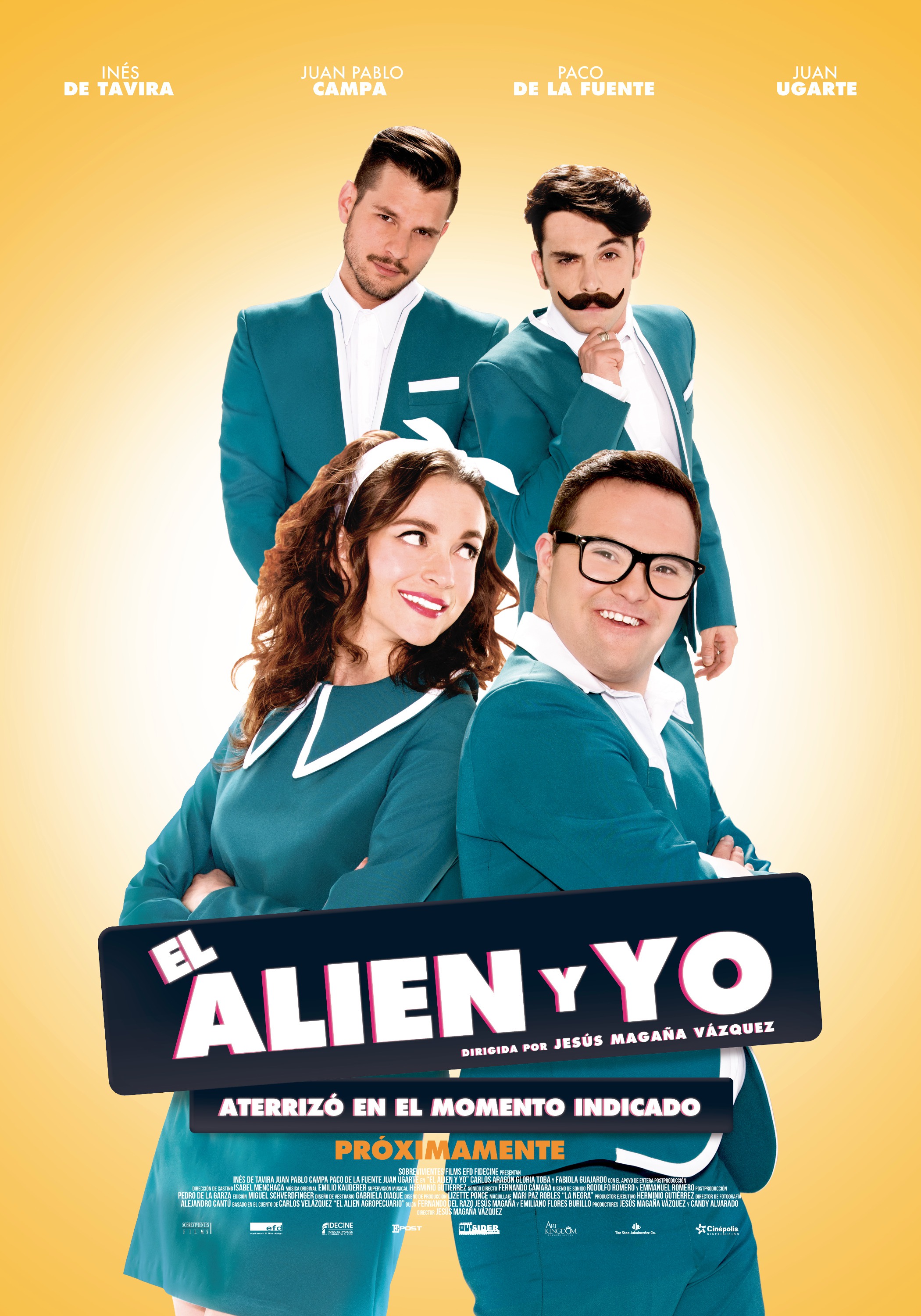 Mega Sized Movie Poster Image for El Alien y yo 