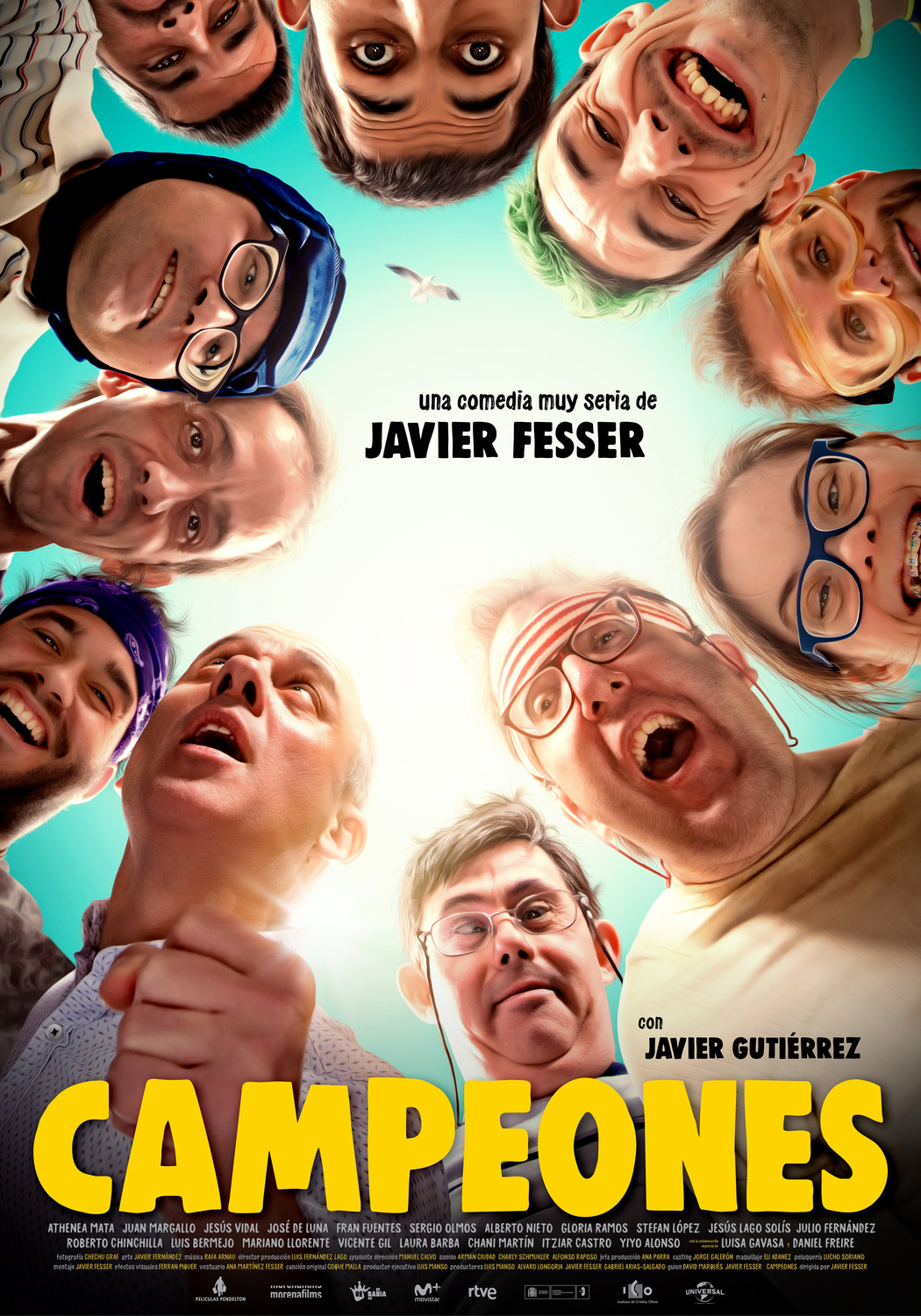 Extra Large Movie Poster Image for Campeones (#1 of 3)