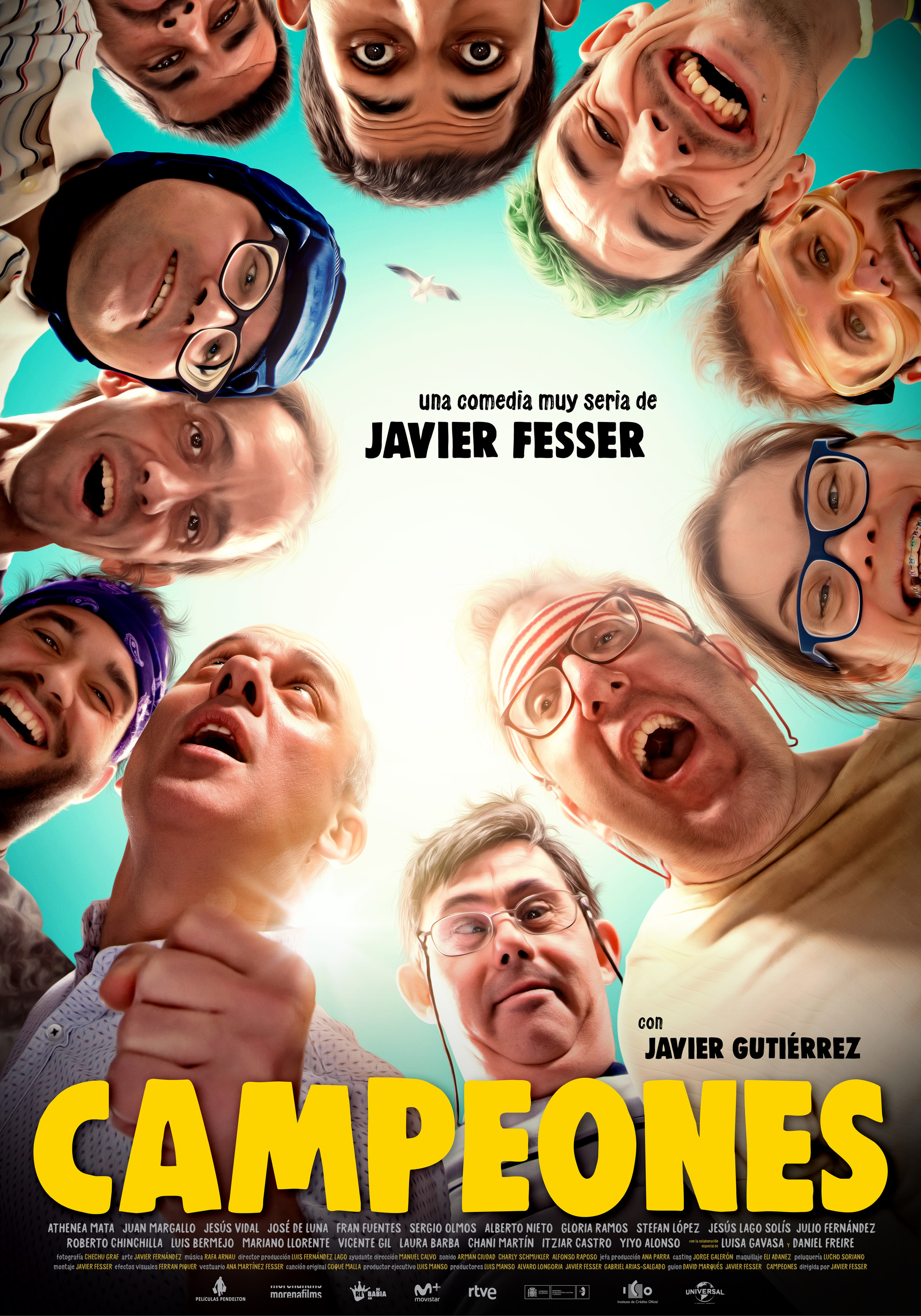 Mega Sized Movie Poster Image for Campeones (#1 of 3)
