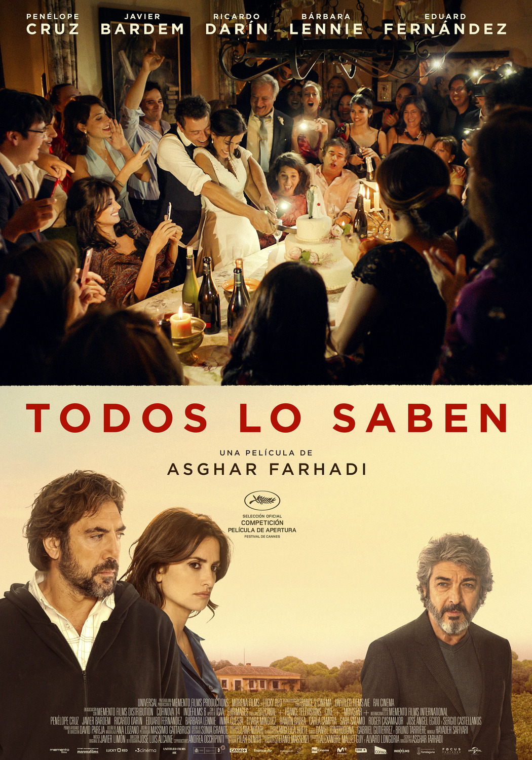 Extra Large Movie Poster Image for Todos lo saben (#5 of 8)