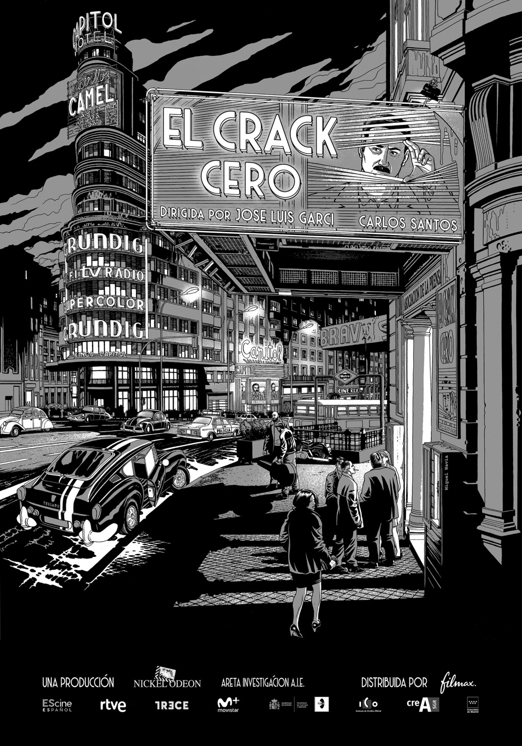 Extra Large Movie Poster Image for El crack cero 