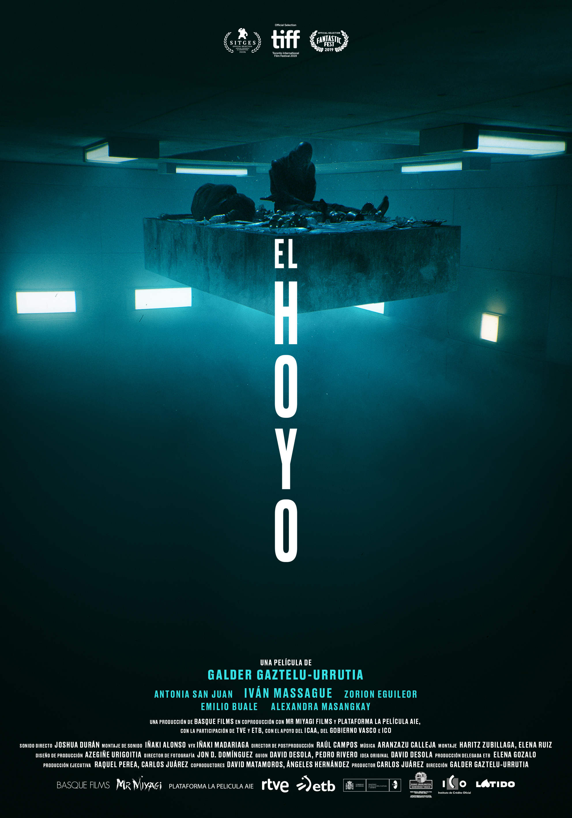 Mega Sized Movie Poster Image for El hoyo (#1 of 2)