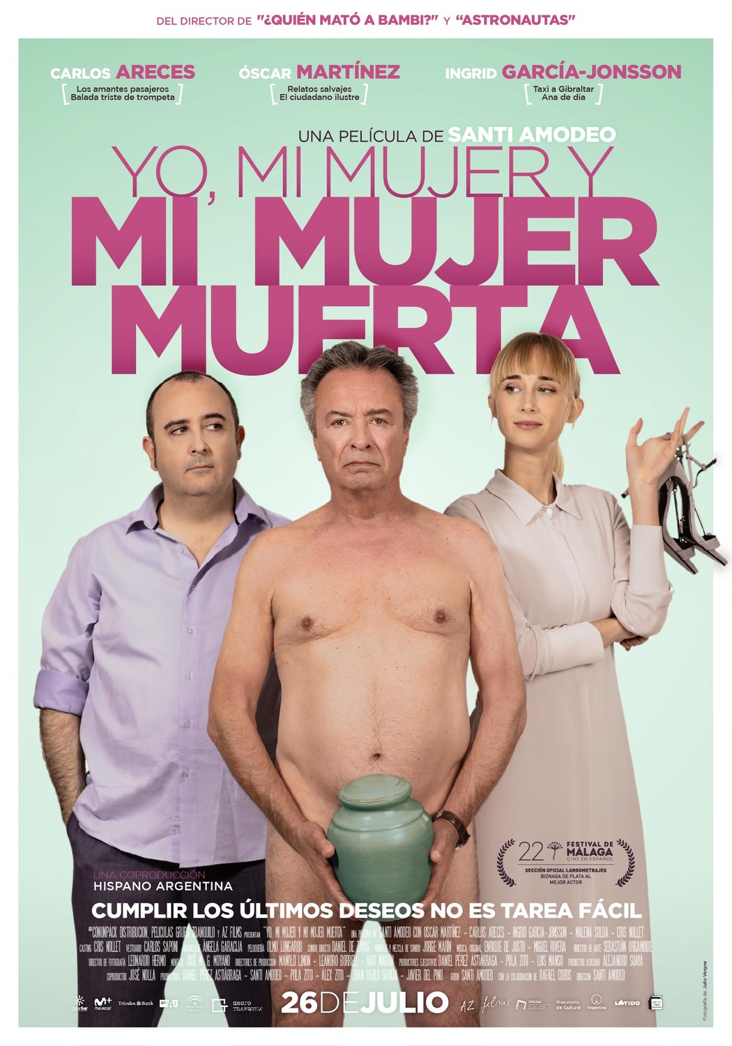 Extra Large Movie Poster Image for Yo, mi mujer y mi mujer muerta (#2 of 3)
