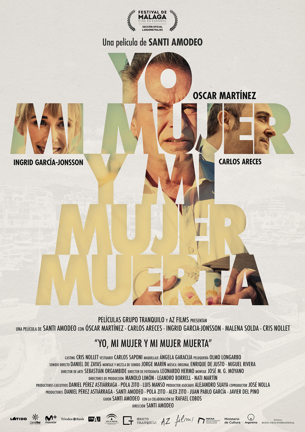 Extra Large Movie Poster Image for Yo, mi mujer y mi mujer muerta (#1 of 3)