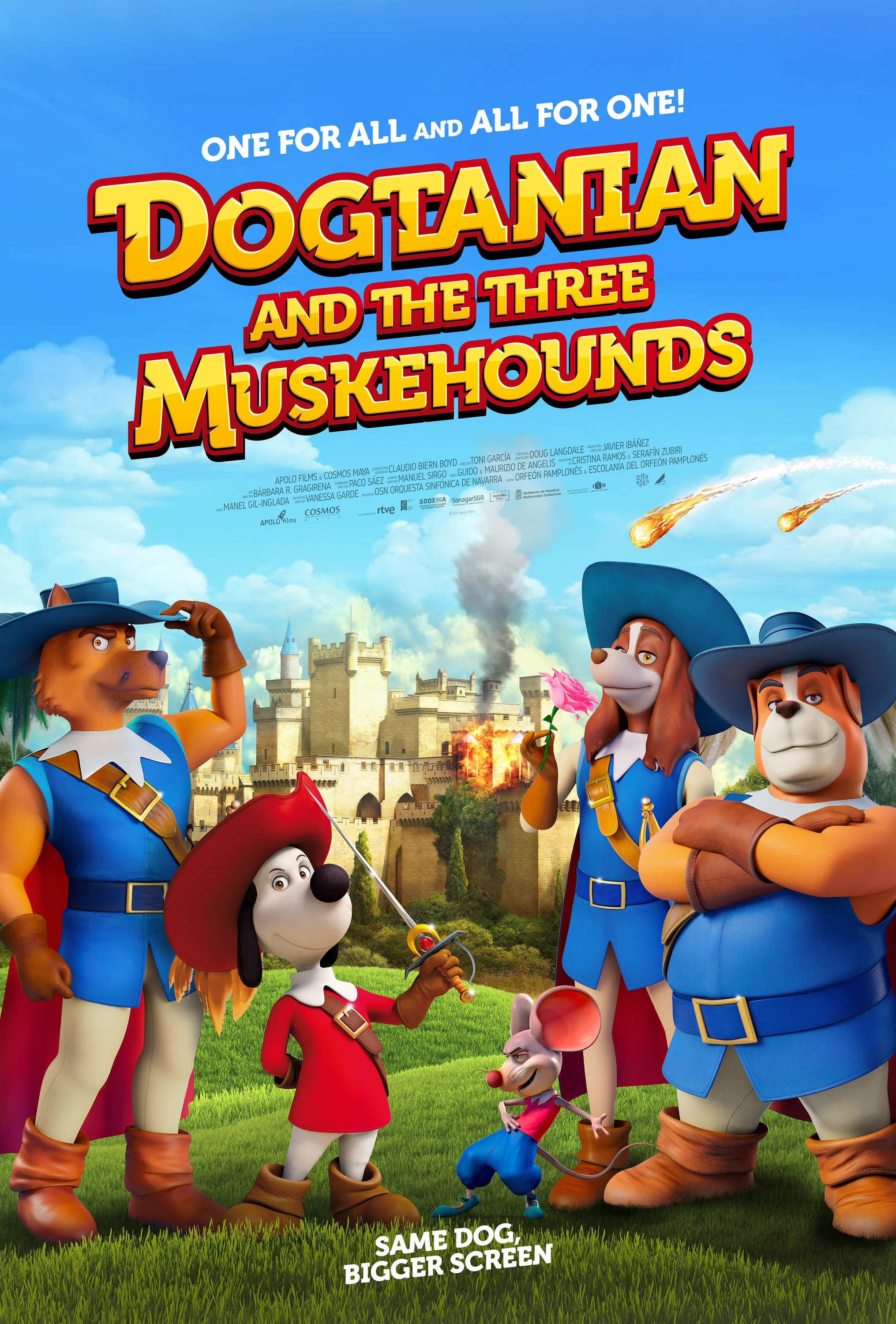 Mega Sized Movie Poster Image for D'Artacán y los tres Mosqueperros (#2 of 3)
