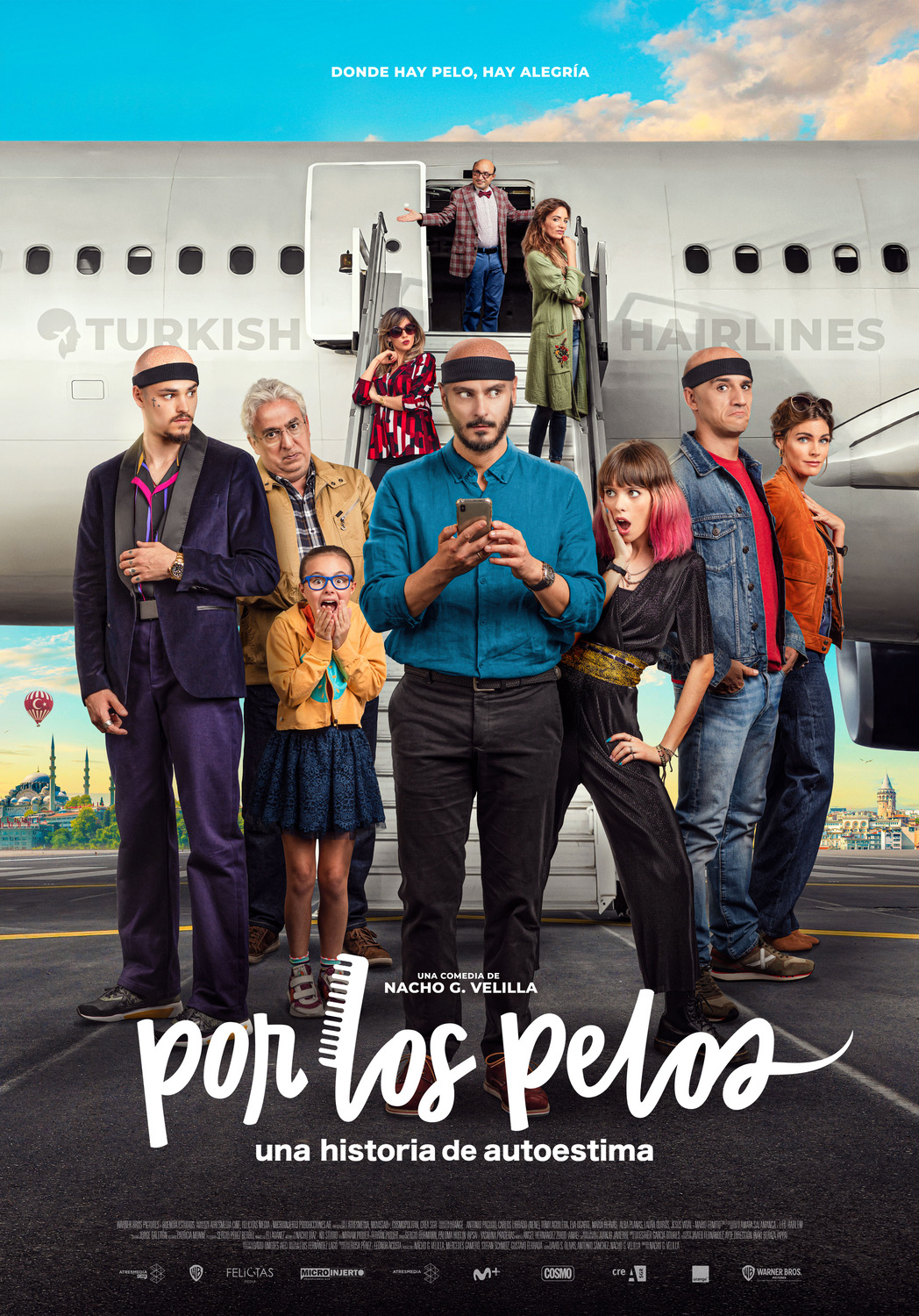 Extra Large Movie Poster Image for Por los pelos (#2 of 2)