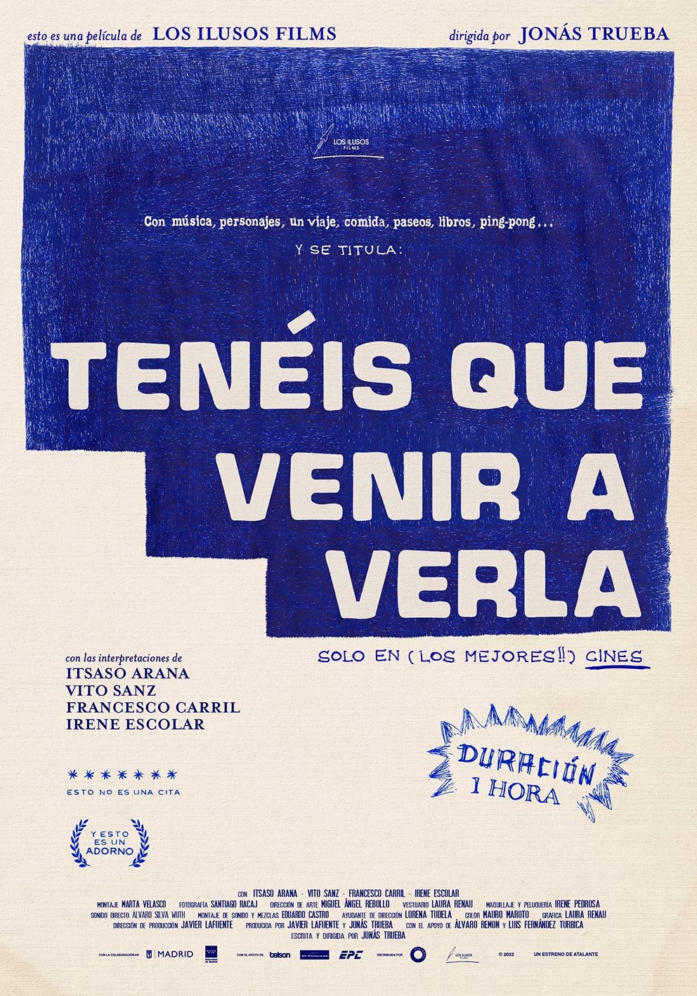 Extra Large Movie Poster Image for Tenéis que venir a verla (#1 of 2)