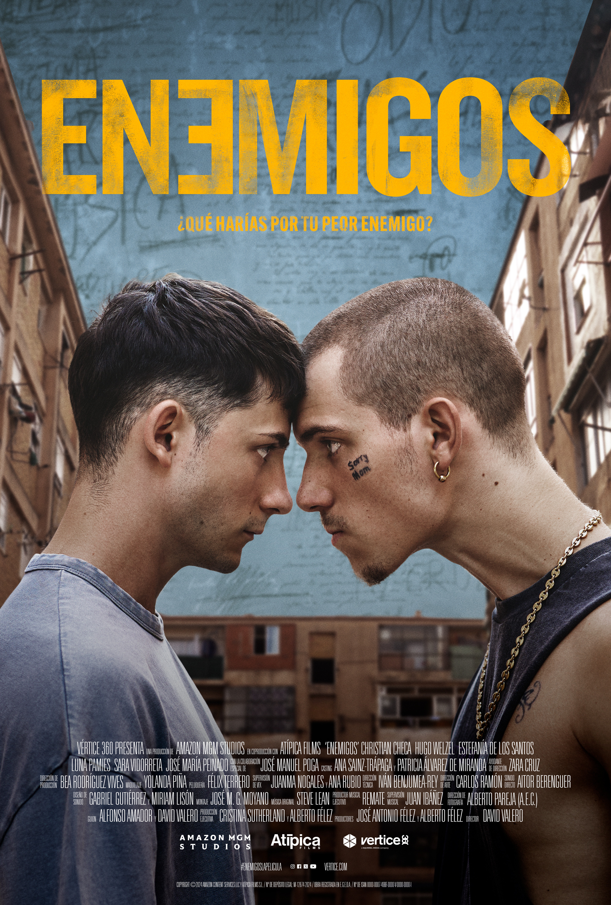 Mega Sized Movie Poster Image for Enemigos 