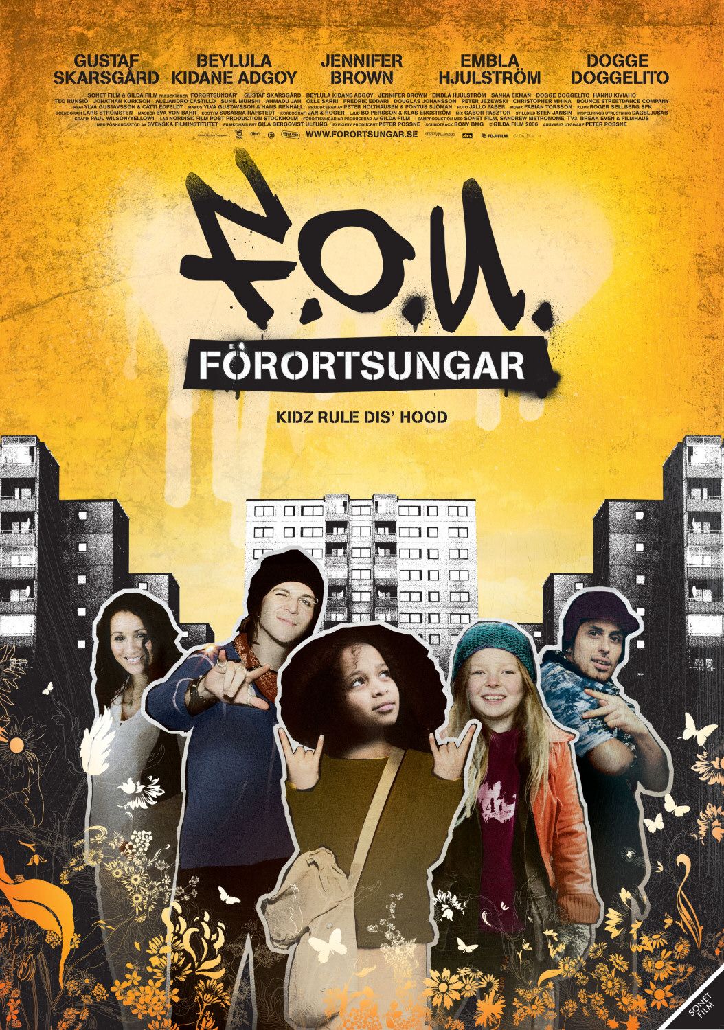 Extra Large Movie Poster Image for Förortsungar 