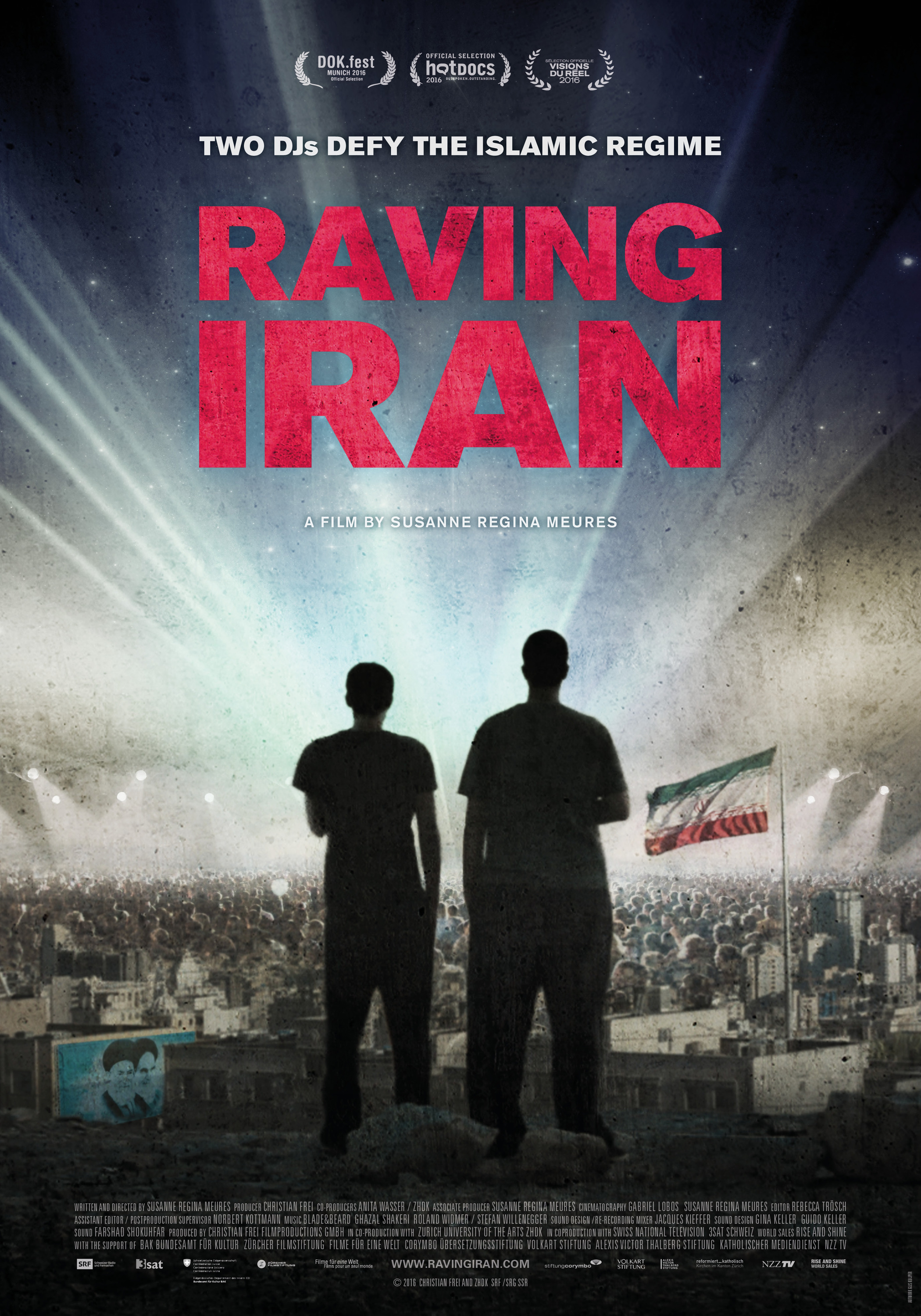 Mega Sized Movie Poster Image for Raving Iran 