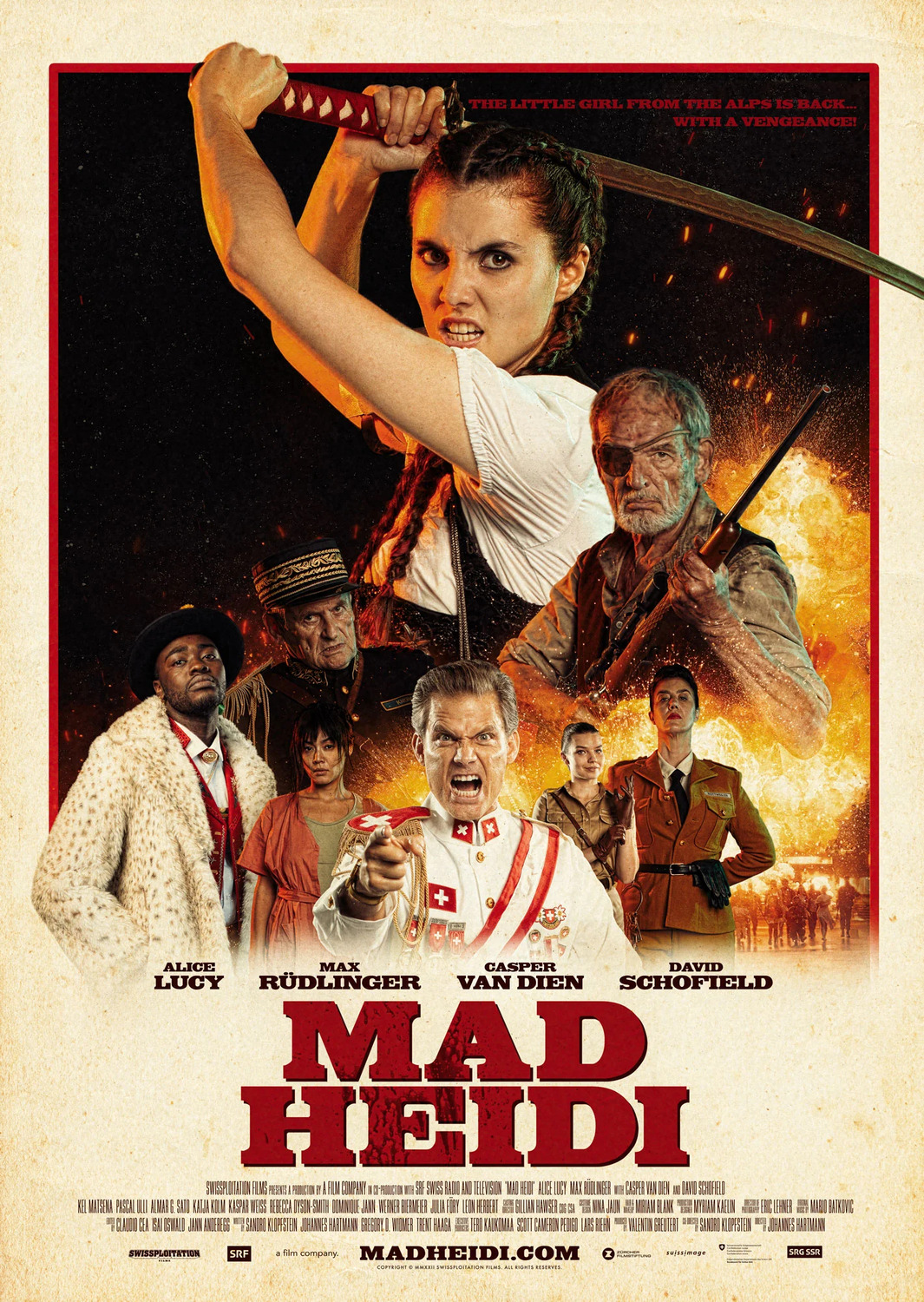 Extra Large Movie Poster Image for Mad Heidi (#3 of 4)