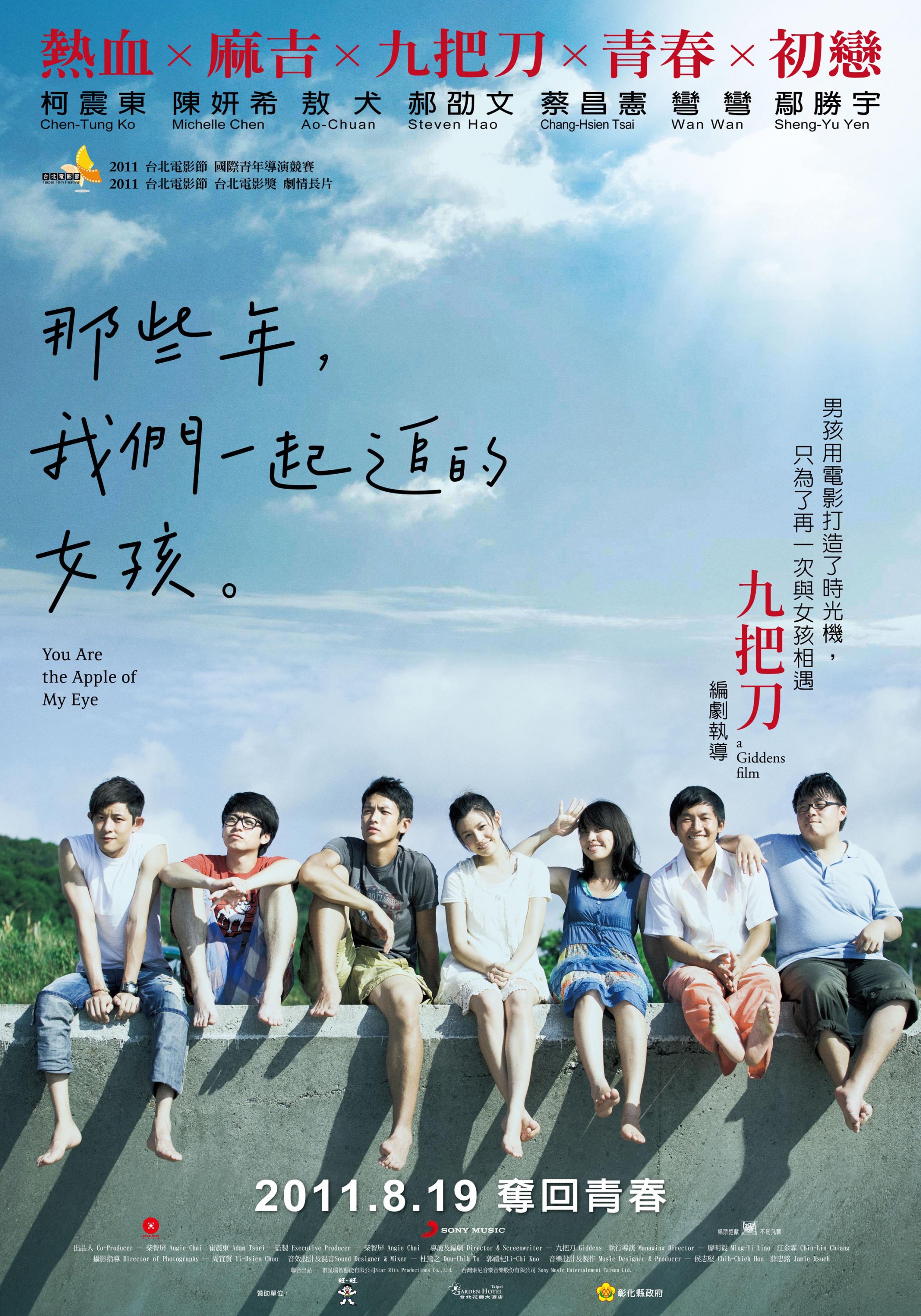 Mega Sized Movie Poster Image for You Are the Apple of My Eye (#2 of 2)