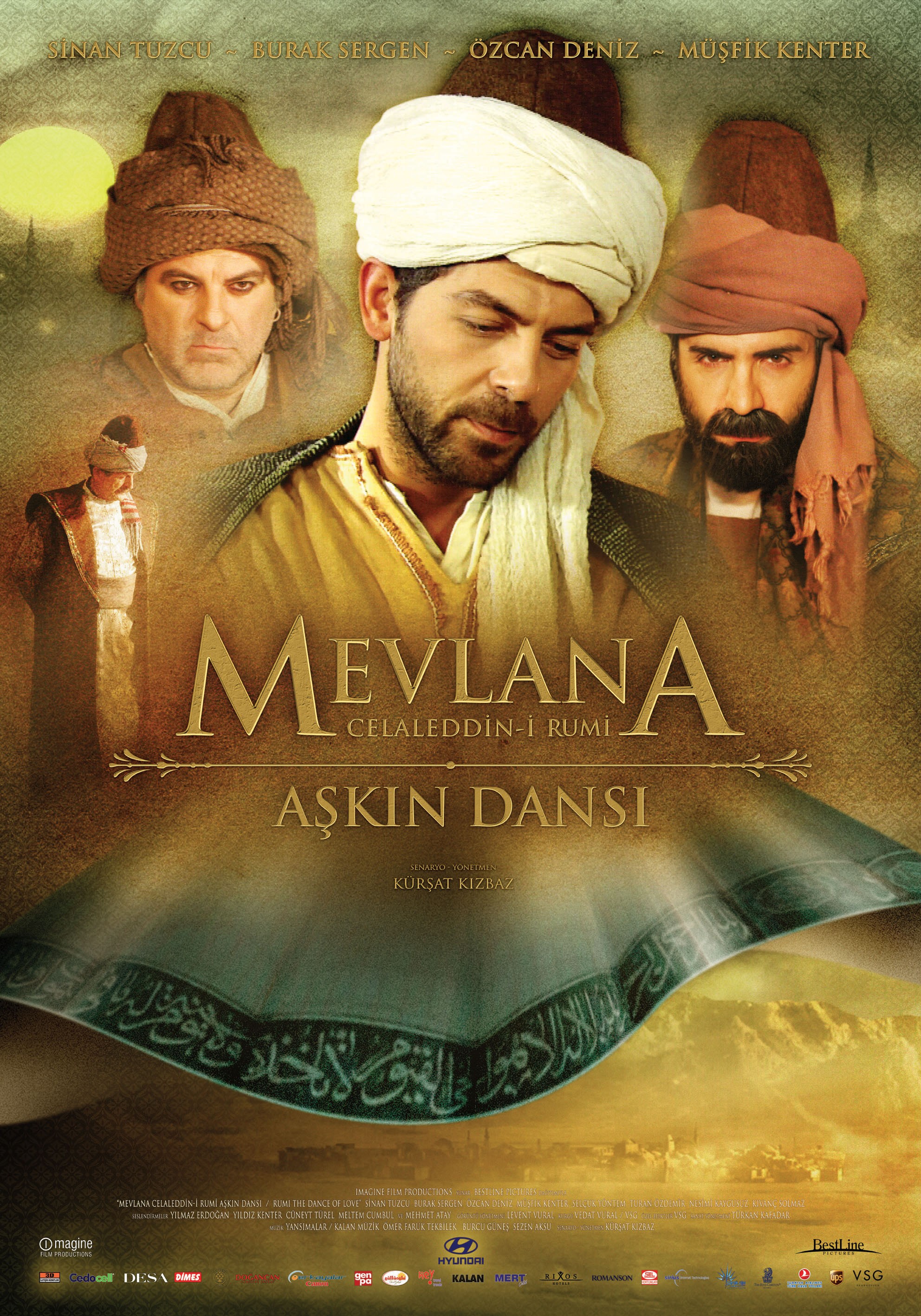 Mega Sized Movie Poster Image for Mevlana Celaleddin-i Rumi: Askin dansi 