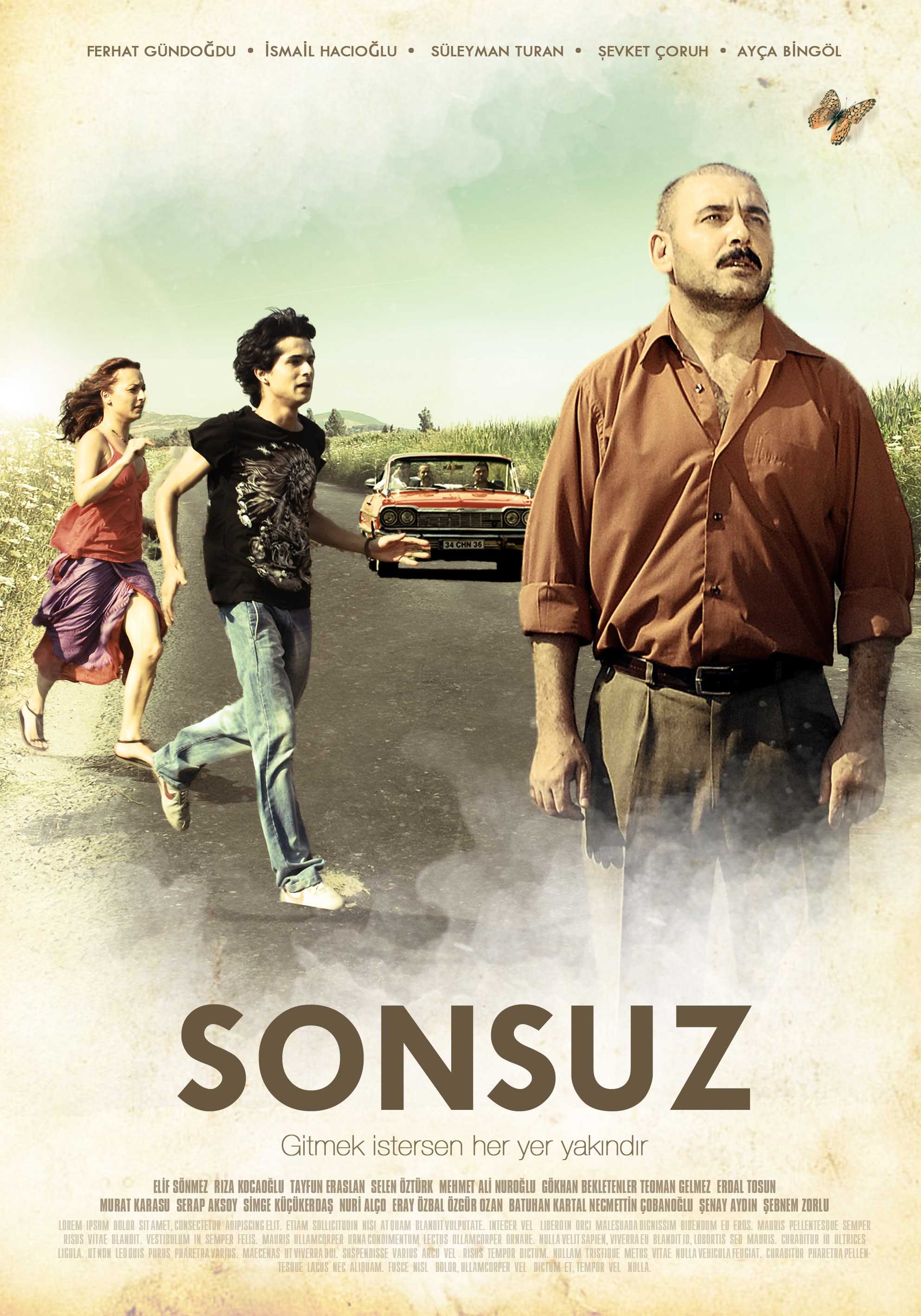 Mega Sized Movie Poster Image for Sonsuz (#2 of 2)