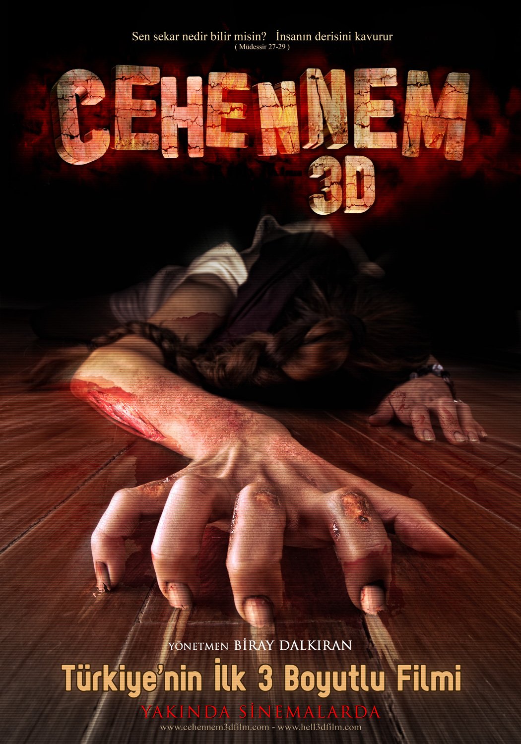 Extra Large Movie Poster Image for Cehennem 3D 