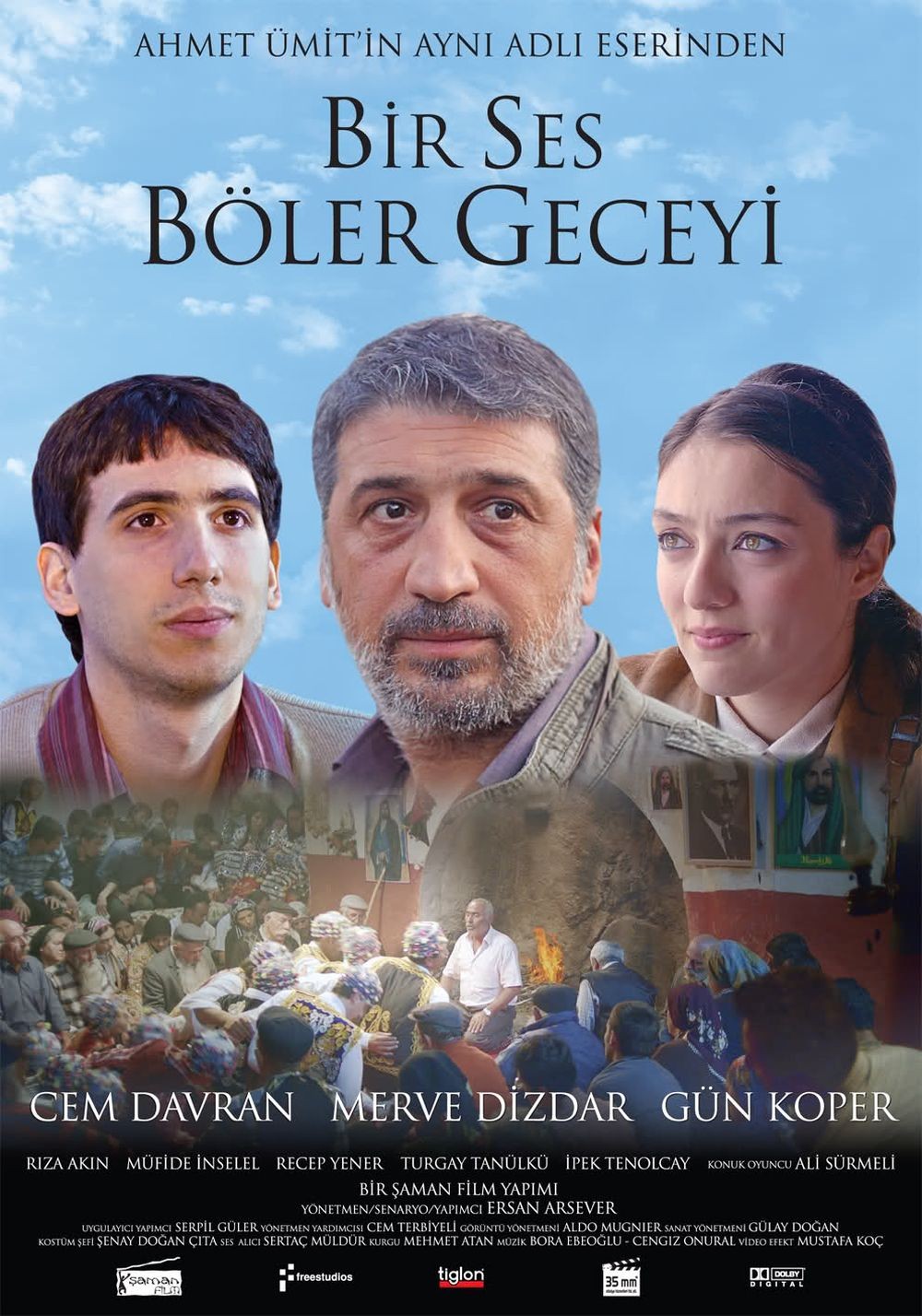 Extra Large Movie Poster Image for Bir ses böler geceyi 