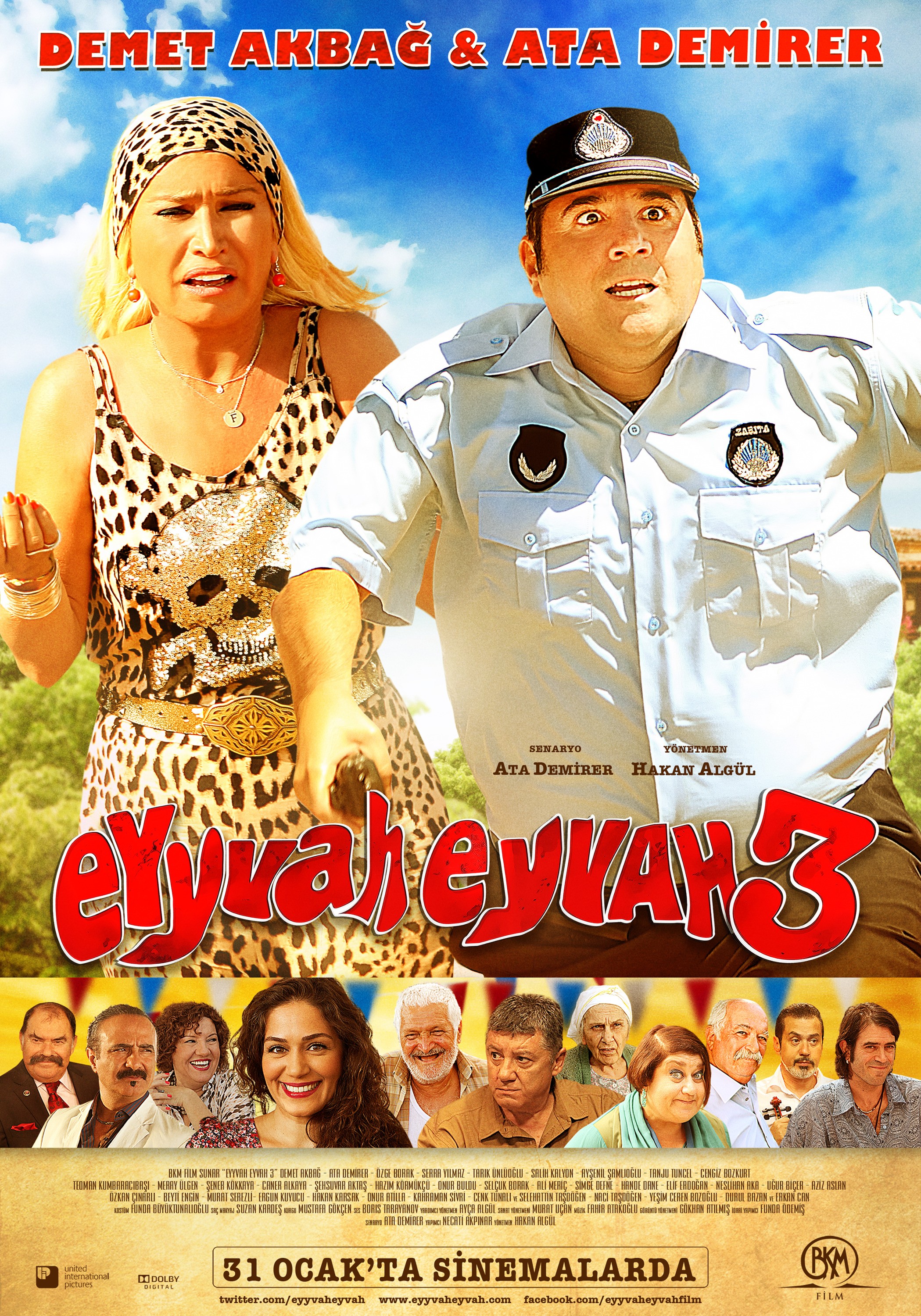 Mega Sized Movie Poster Image for Eyyvah Eyvah 3 
