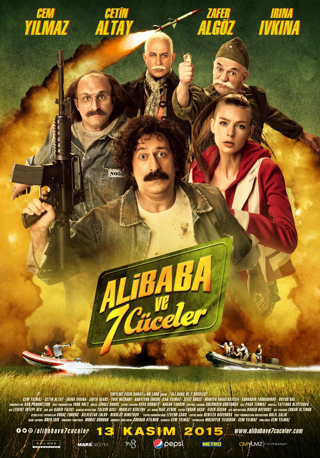 Extra Large Movie Poster Image for Ali Baba ve 7 Cüceler (#3 of 4)