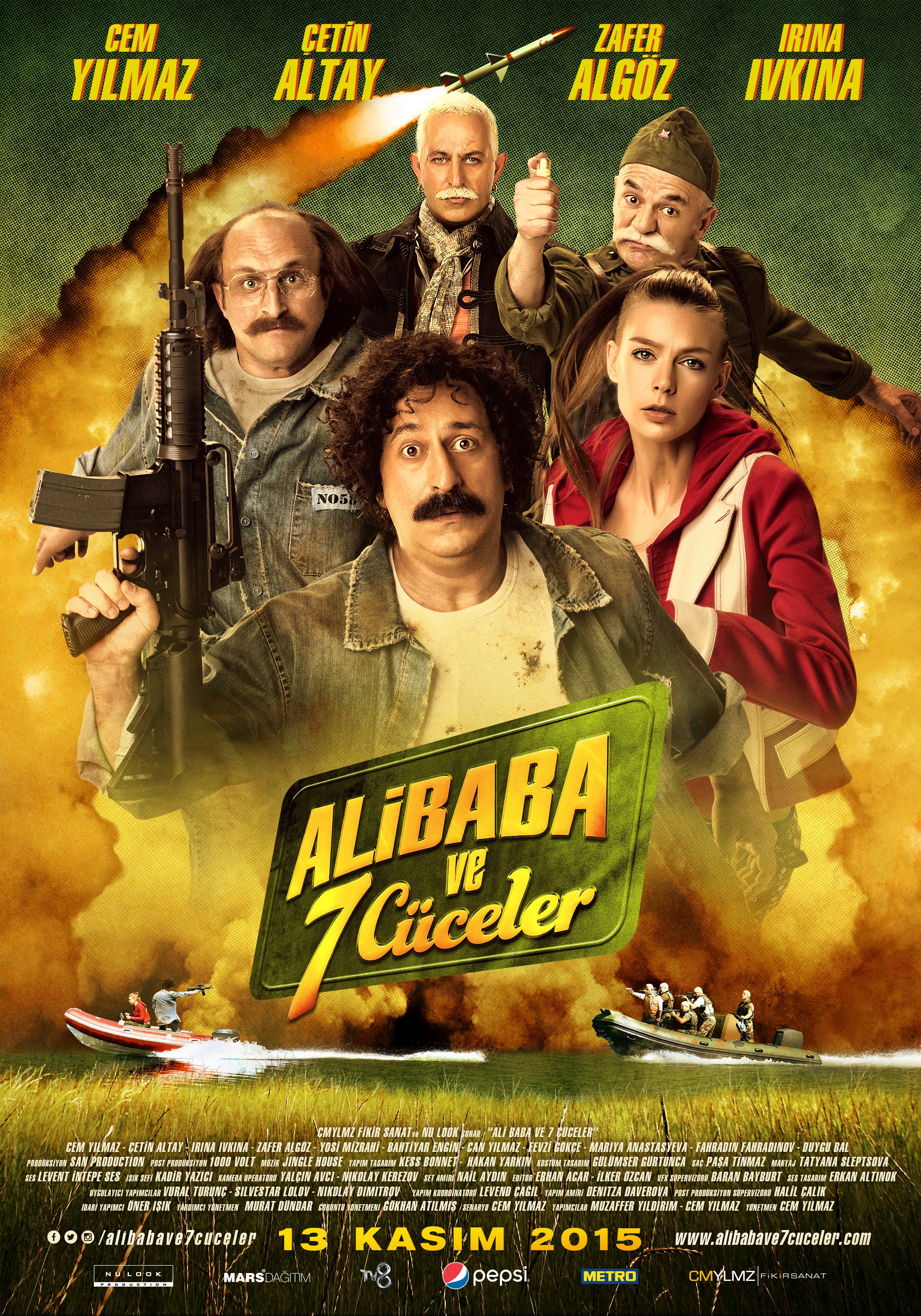Mega Sized Movie Poster Image for Ali Baba ve 7 Cüceler (#3 of 4)