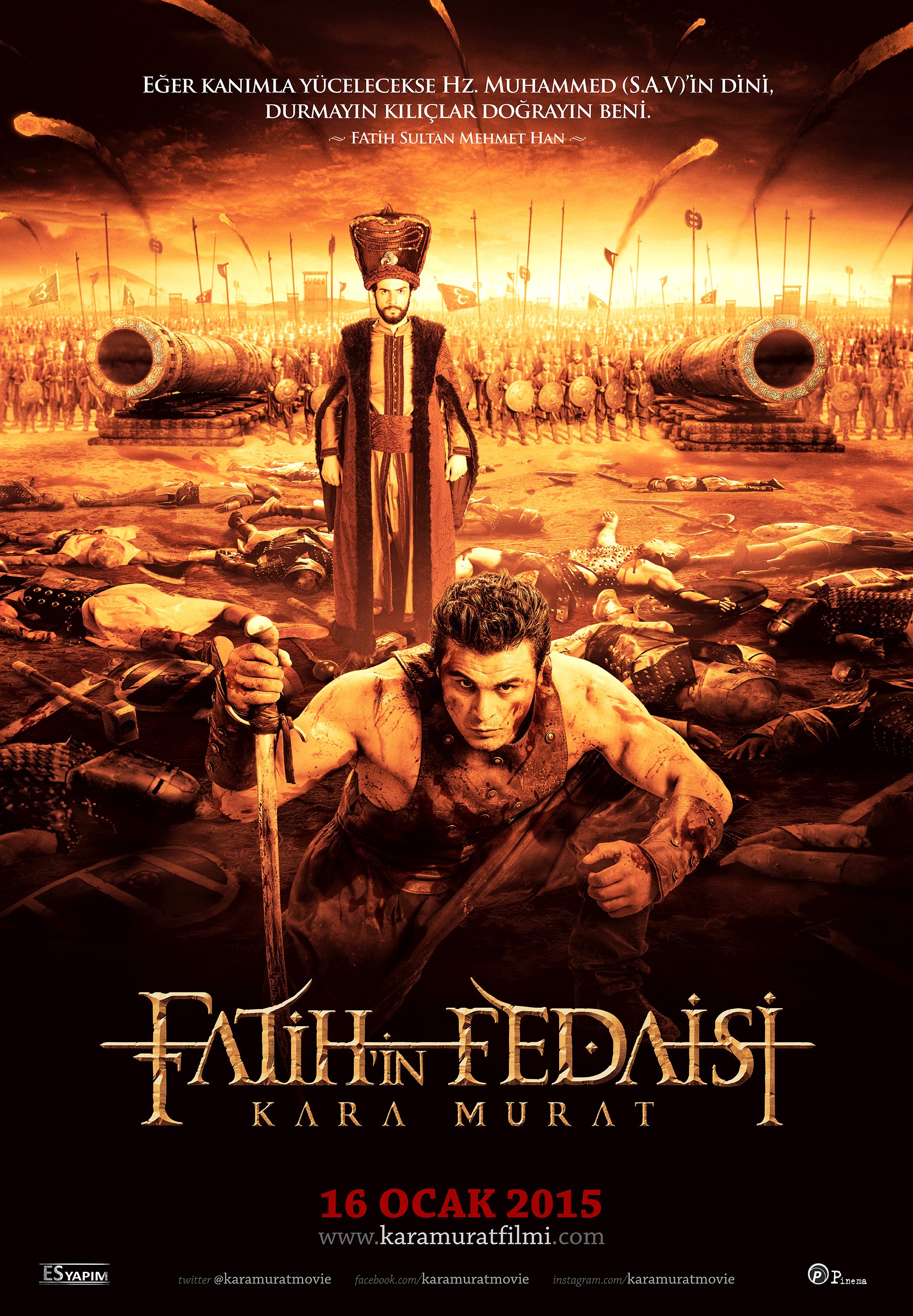 Mega Sized Movie Poster Image for Fatih'in Fedaisi Kara Murat (#2 of 2)