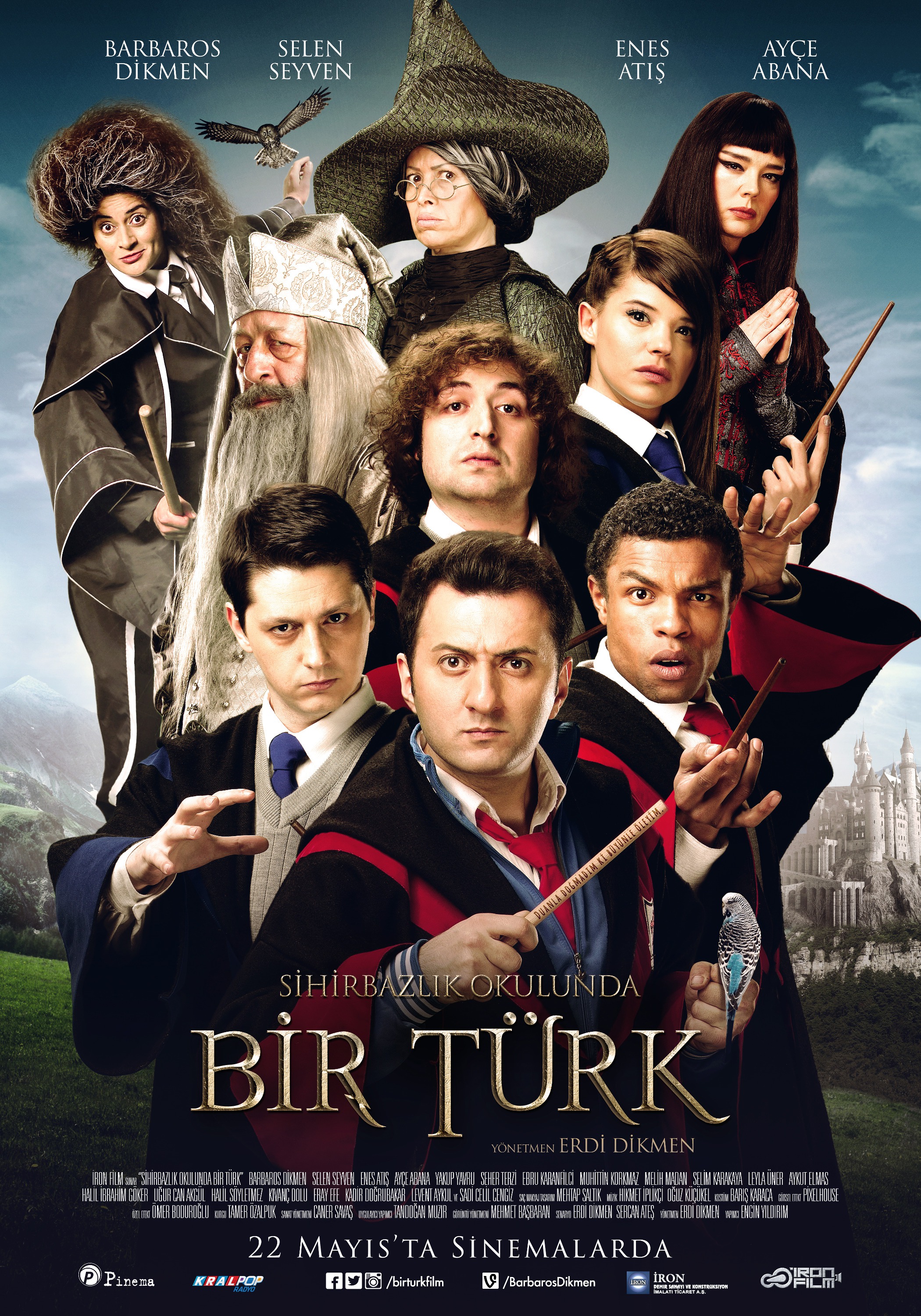 Mega Sized Movie Poster Image for Sihirbazlik Okulunda Bir Türk 