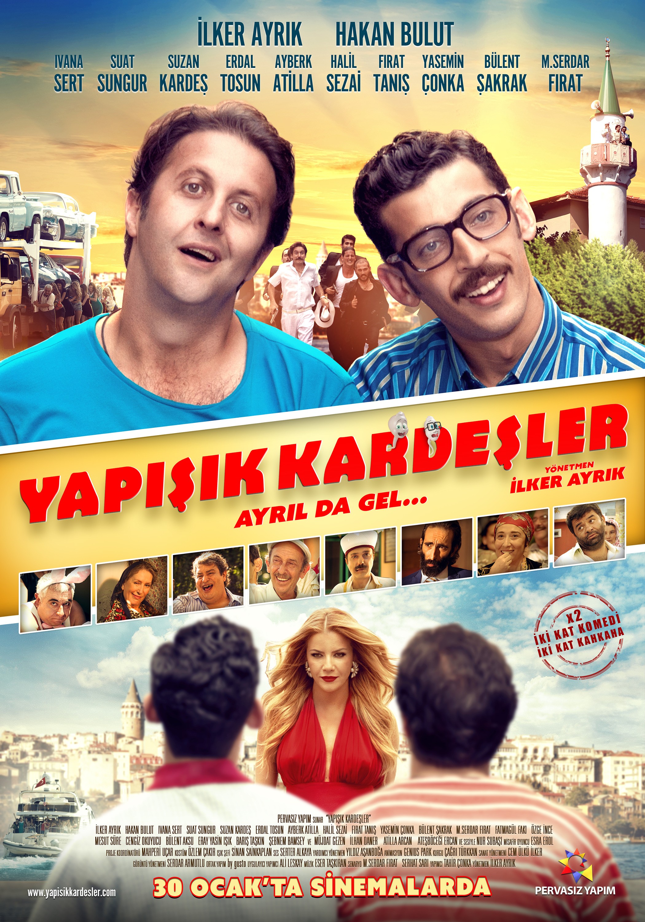 Mega Sized Movie Poster Image for Yapisik Kardesler 