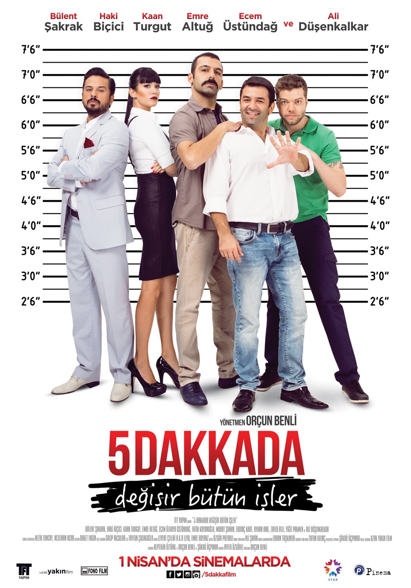Extra Large Movie Poster Image for 5 Dakkada Degisir Bütün Isler (#2 of 3)
