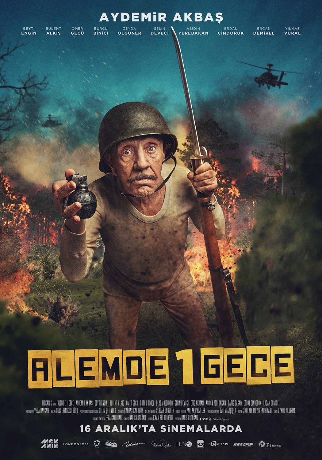 Extra Large Movie Poster Image for Alemde 1 Gece 