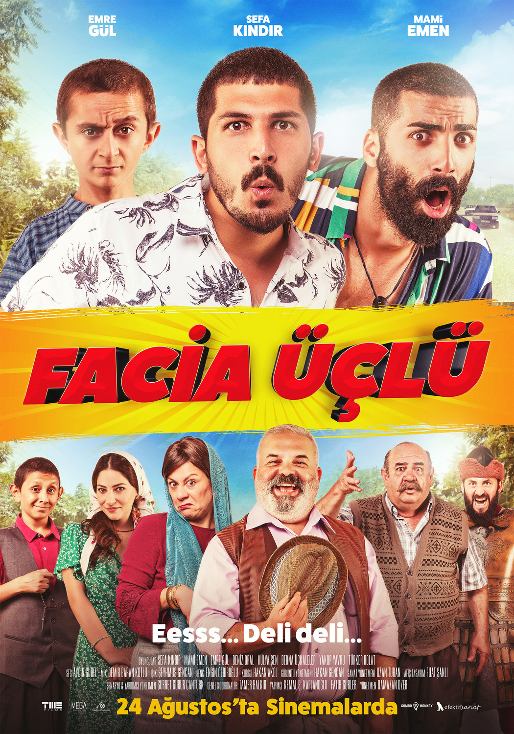 Extra Large Movie Poster Image for Facia Üçlü (#7 of 7)