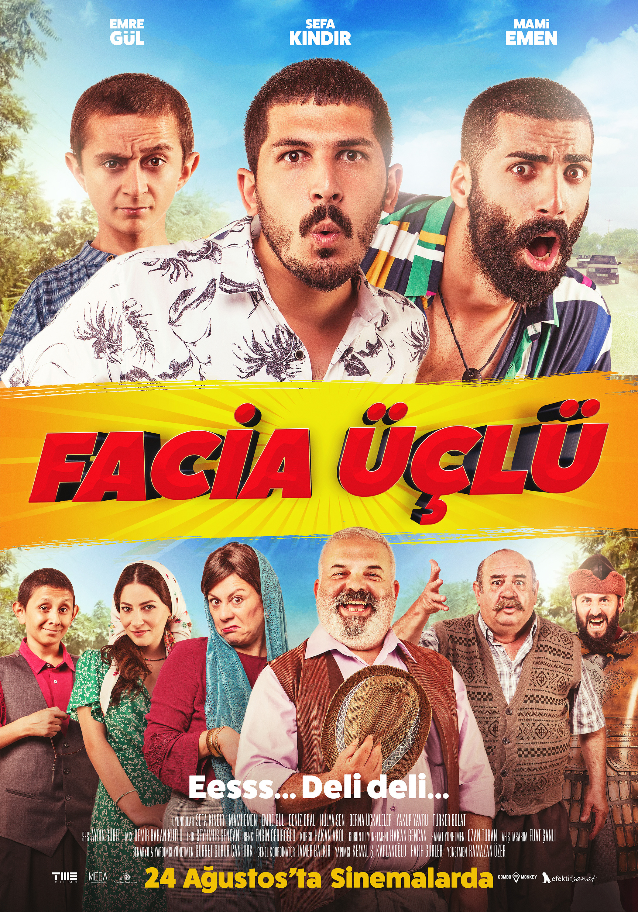 Mega Sized Movie Poster Image for Facia Üçlü (#7 of 7)
