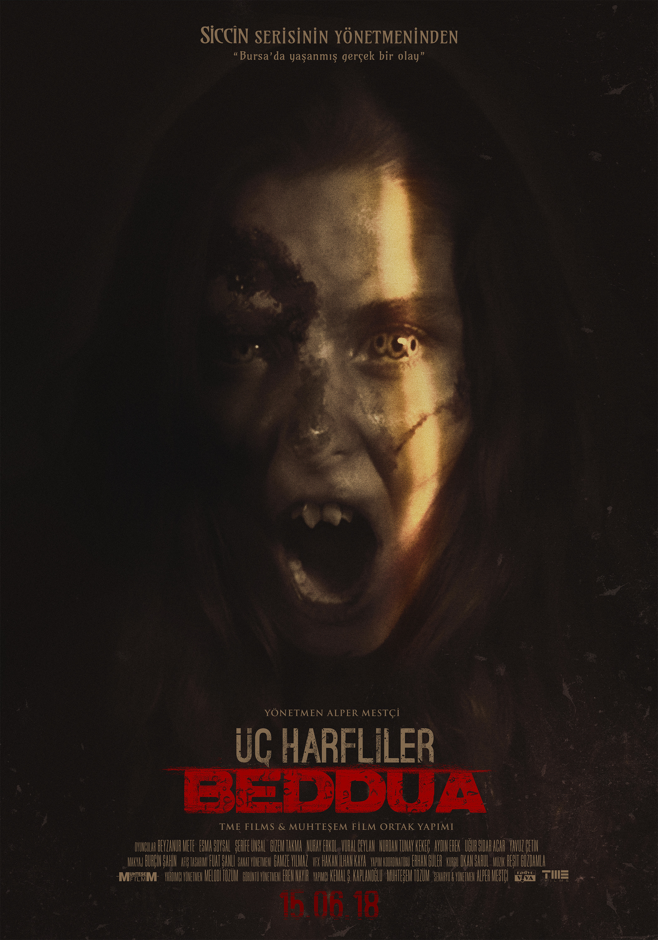 Mega Sized Movie Poster Image for Üç Harfliler: Beddua (#2 of 2)