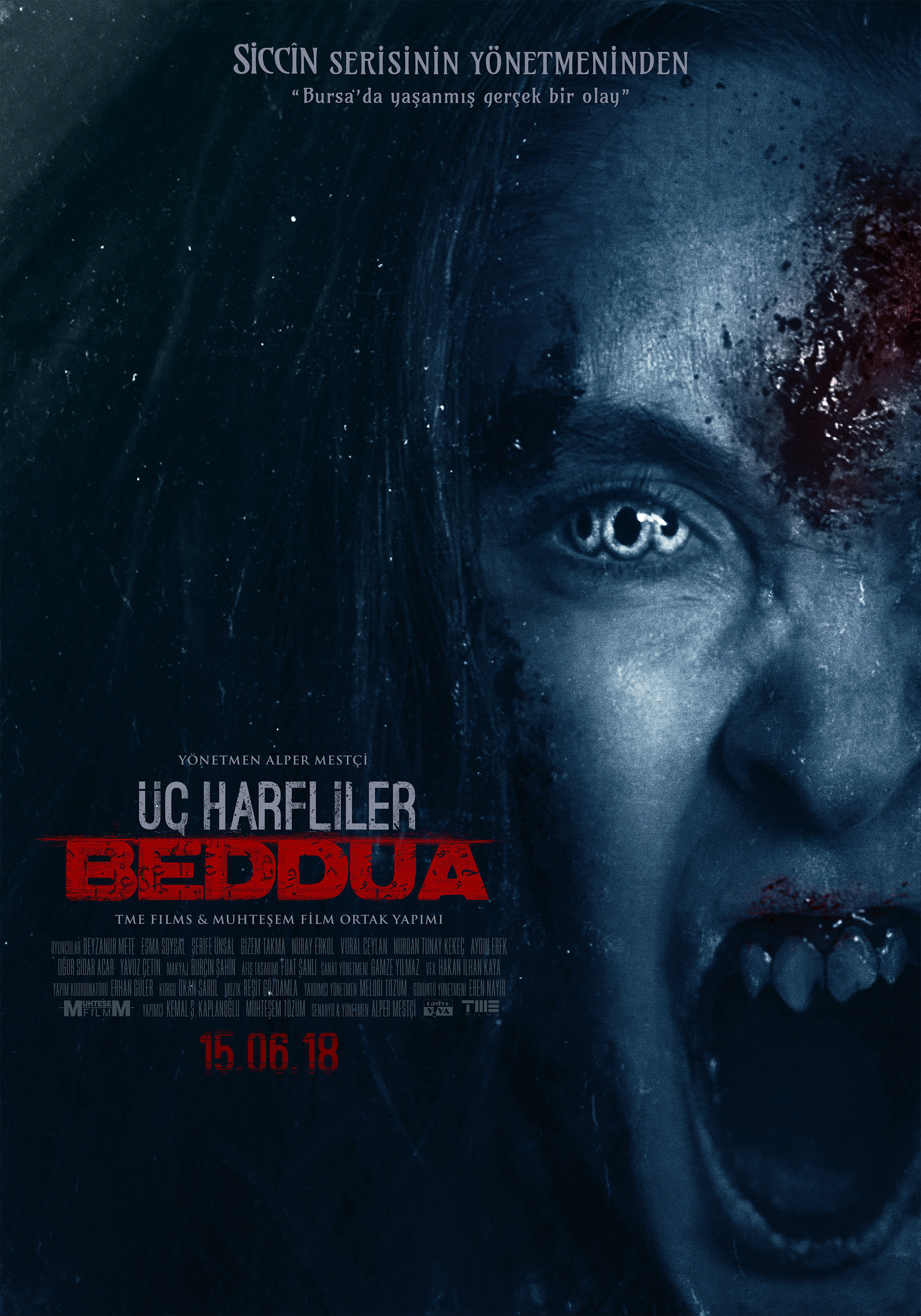 Mega Sized Movie Poster Image for Üç Harfliler: Beddua (#1 of 2)