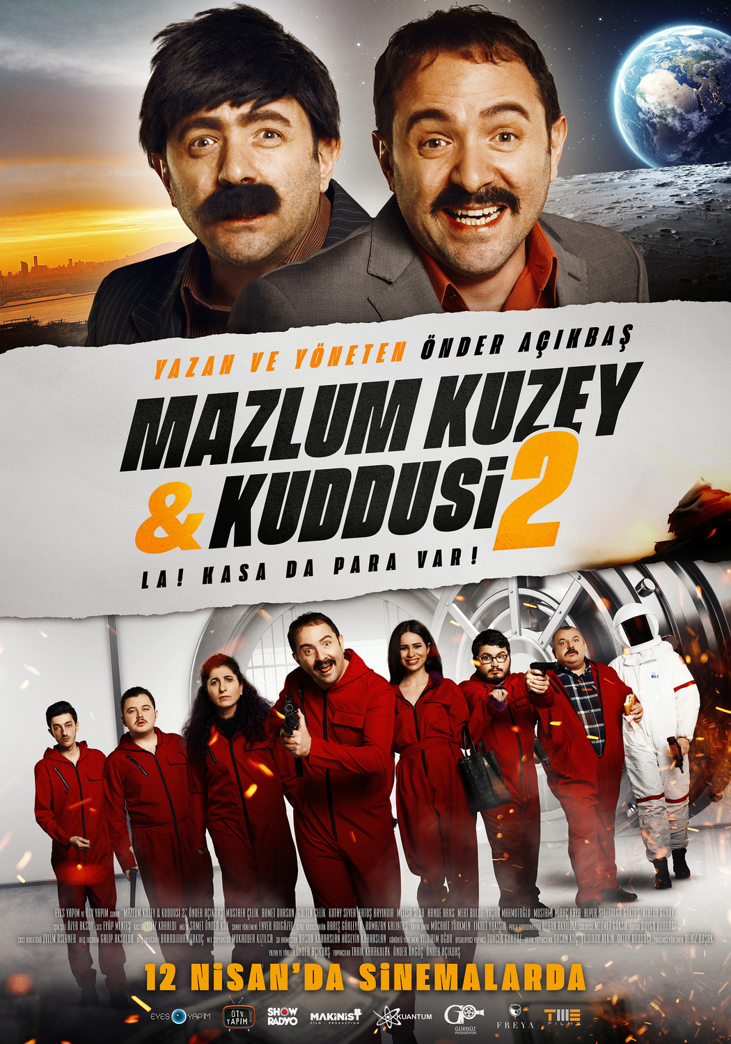 Extra Large Movie Poster Image for Mazlum Kuzey & Kuddusi 2 La! Kasada Para Var! (#1 of 3)