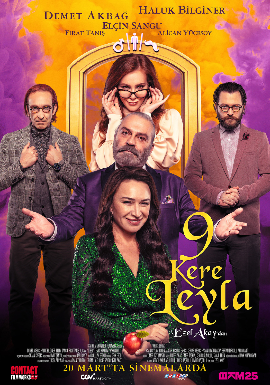 Extra Large Movie Poster Image for 9 Kere Leyla (#2 of 2)